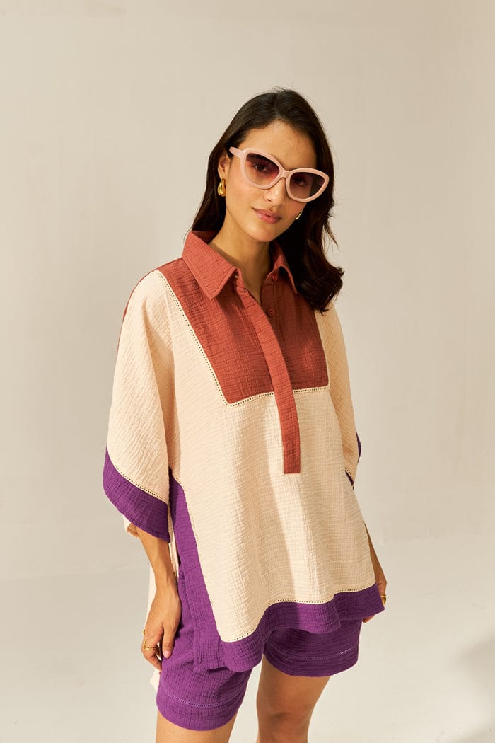 HAYA DOGWOOD MINI KAFTAN CO-ORD SET - 5