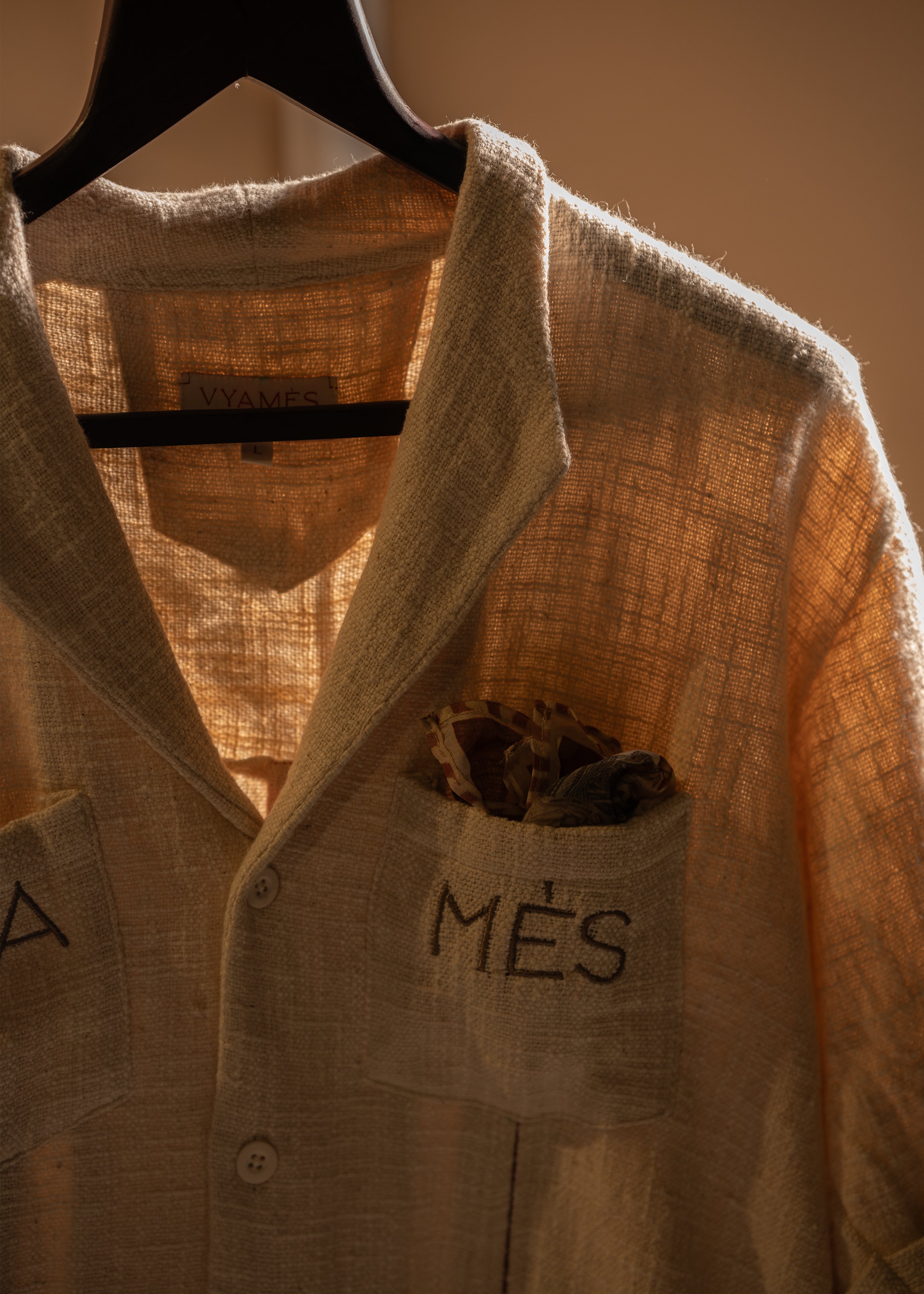 GRAINLINE SHIRT IN LOOM SLUB COTTON