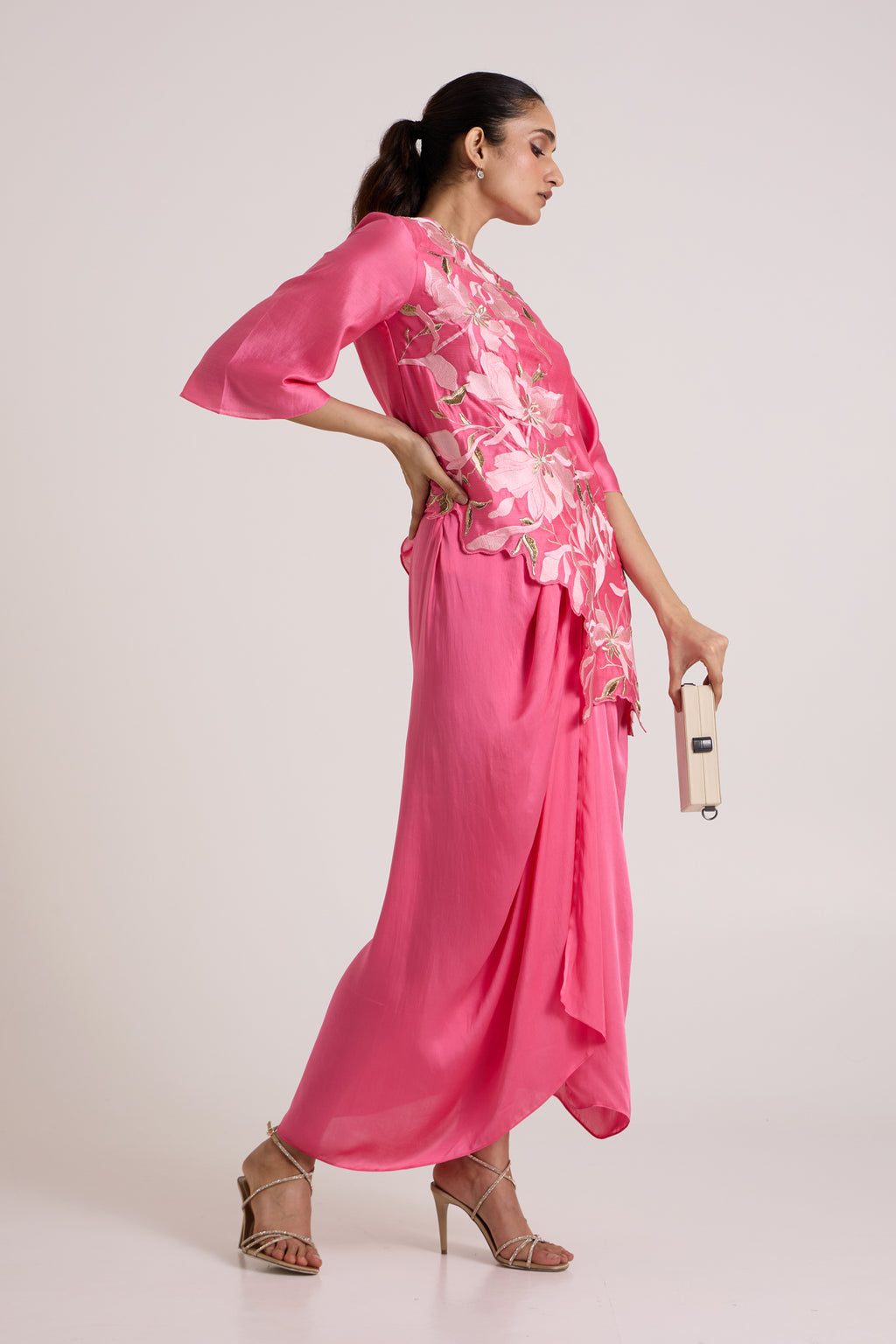 Jay Pink Maddy Top + Draped Skirt — MADDER MUCH