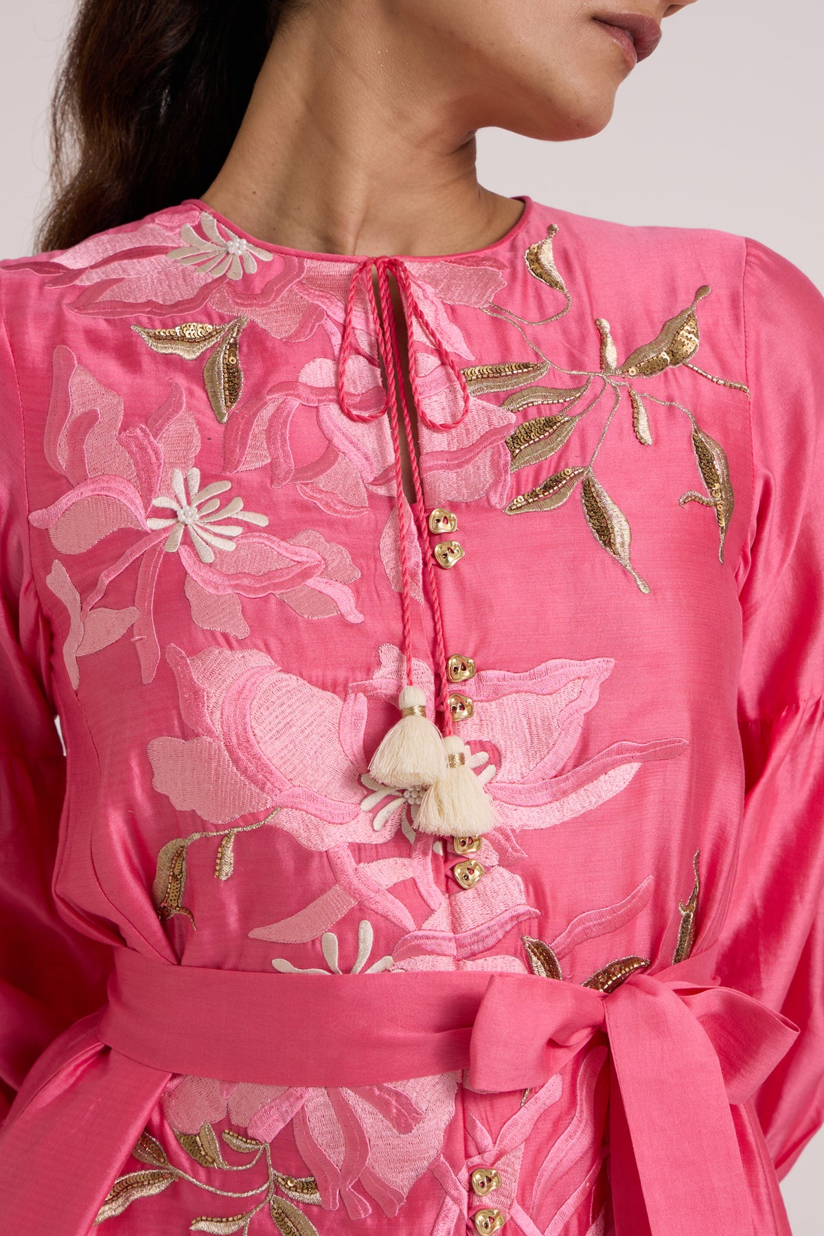 Jay Pink Delphi Midi Dress — MADDER MUCH