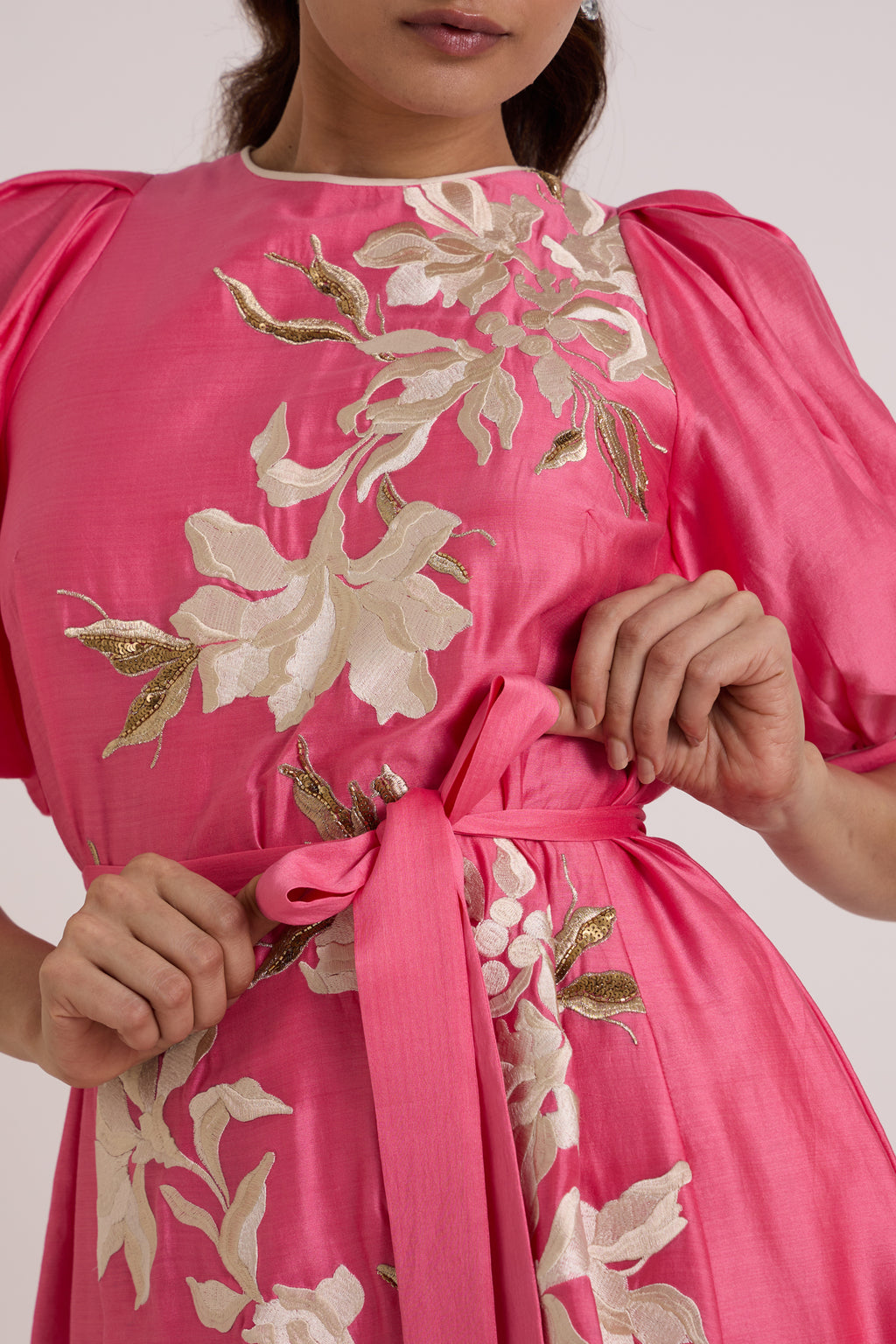 Jay Pink Bellini Midi Dress — MADDER MUCH