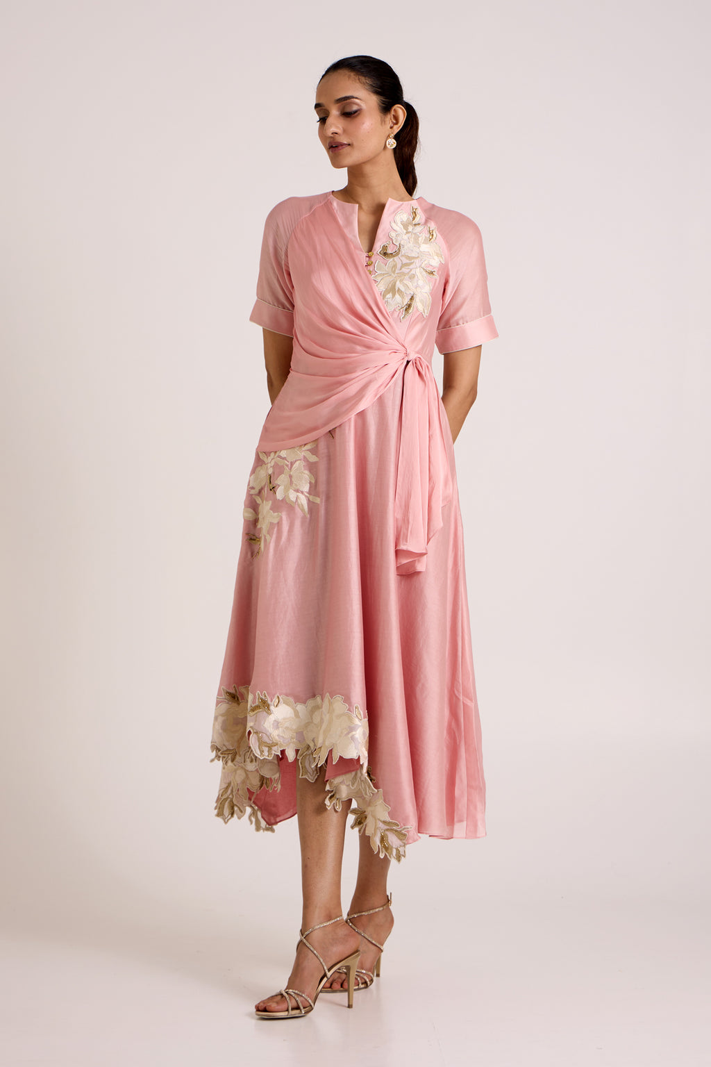 Ice Pink Raizin Midi Dress — MADDER MUCH