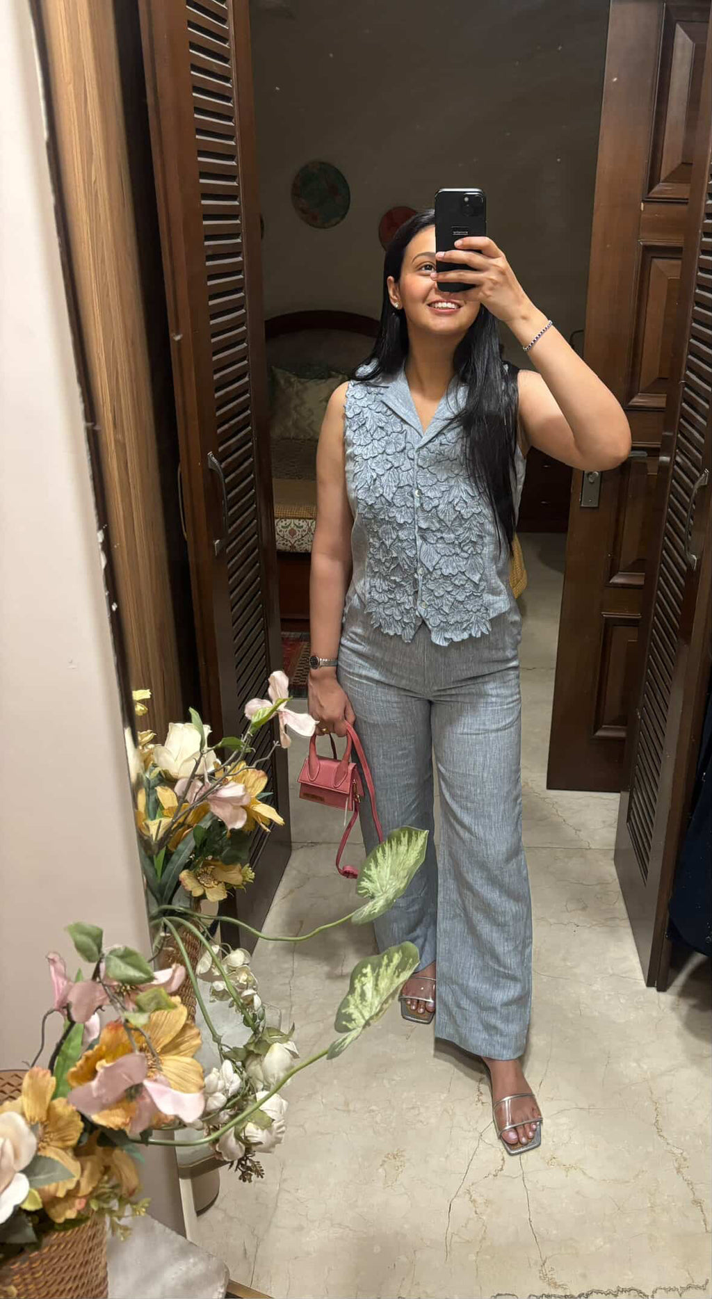 Lune Muted Blue Pants 11