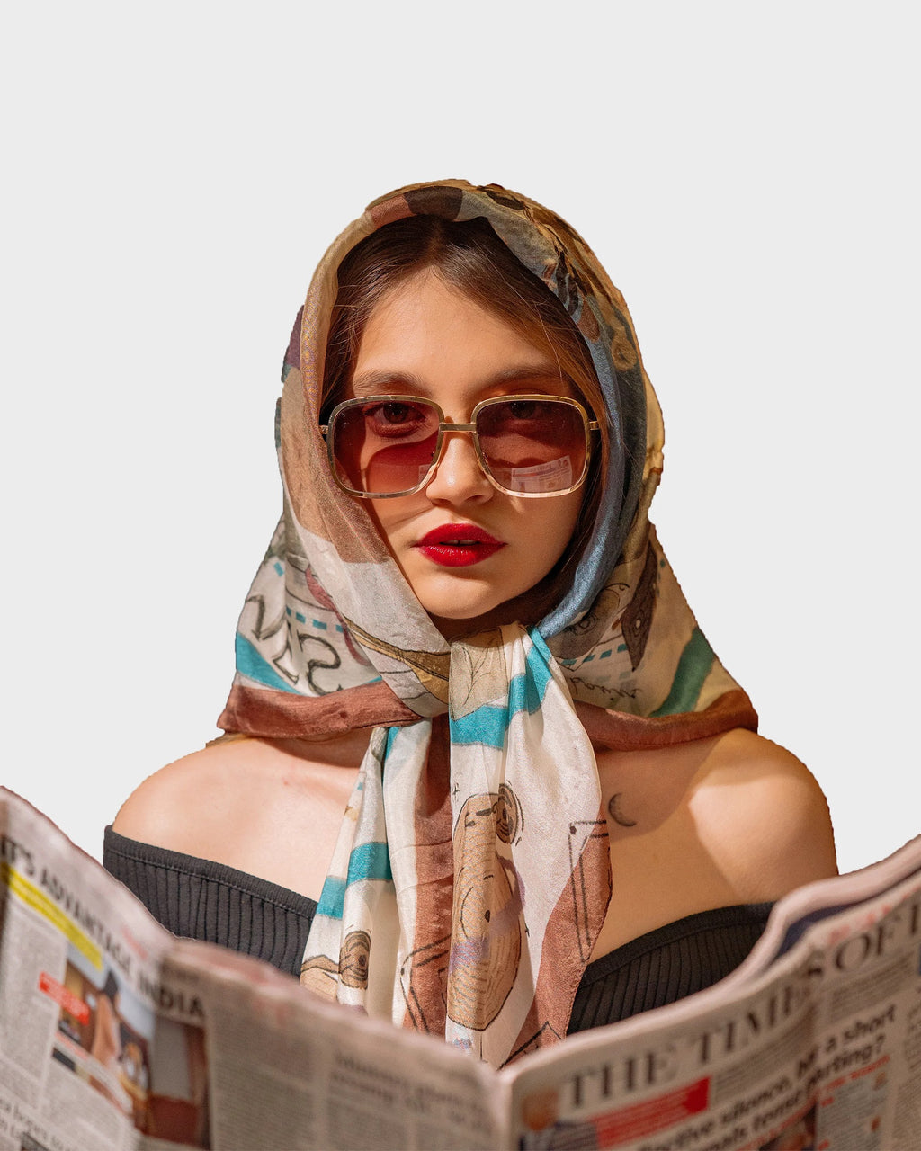 DIVINE MUSICAL SILK SCARF