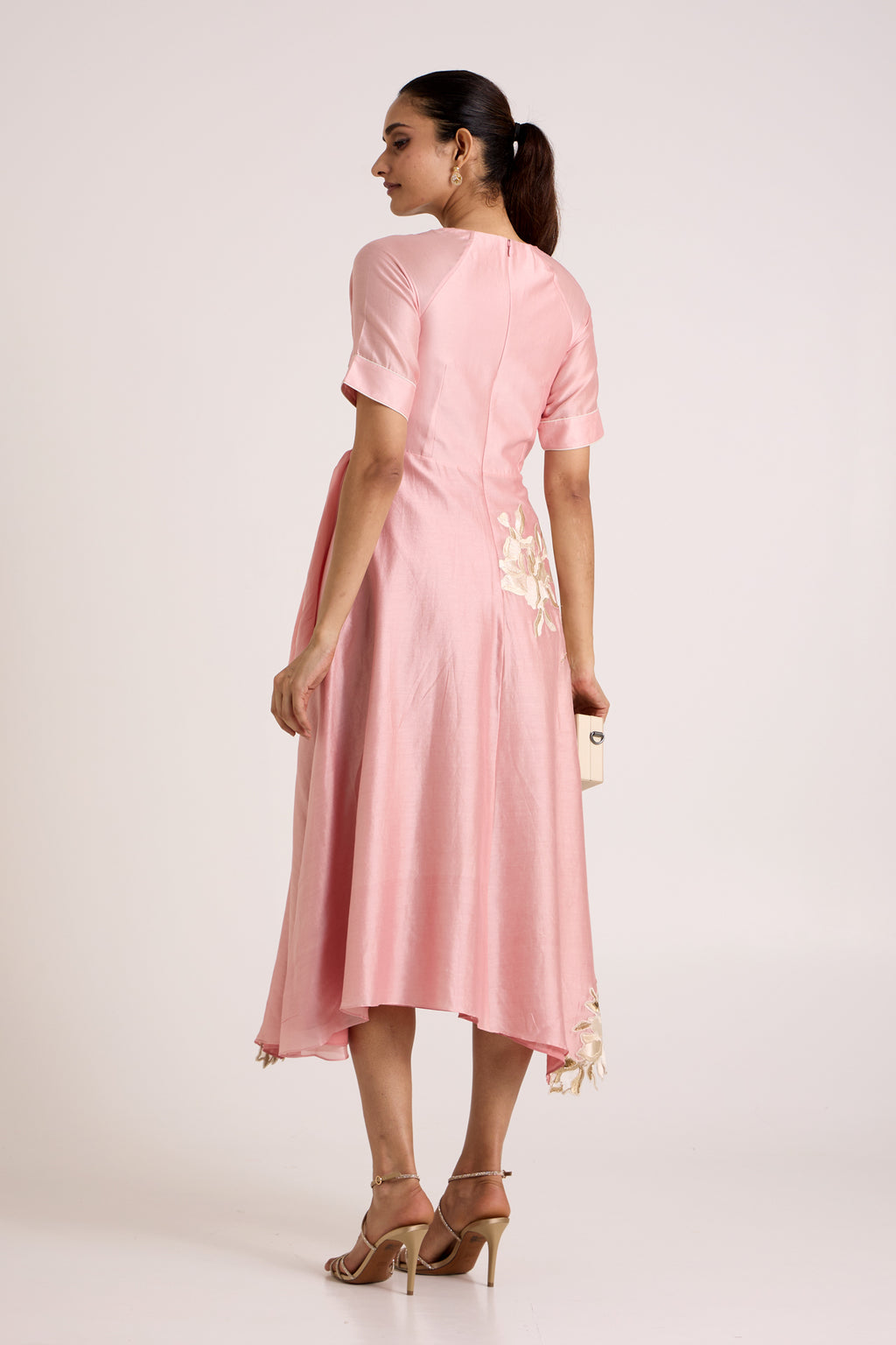 Ice Pink Raizin Midi Dress — MADDER MUCH