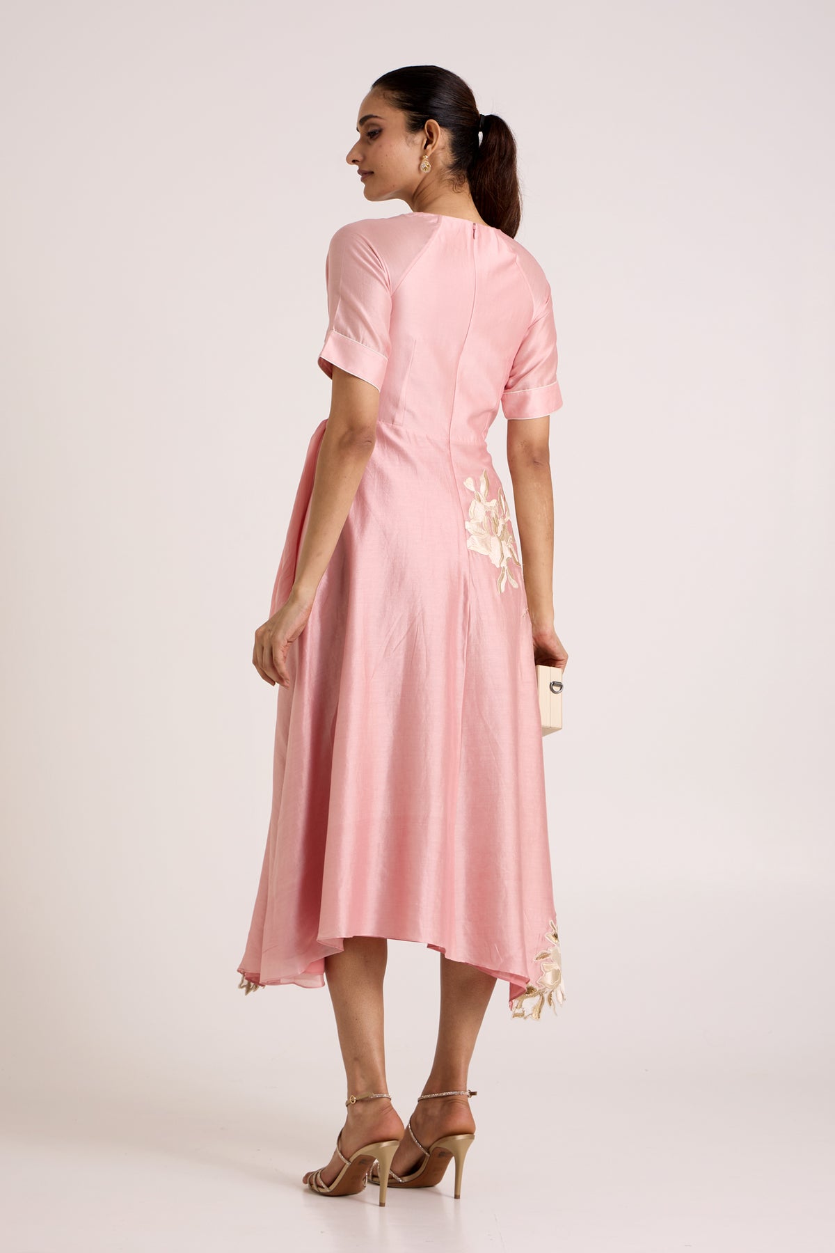 Ice Pink Raizin Midi Dress — MADDER MUCH