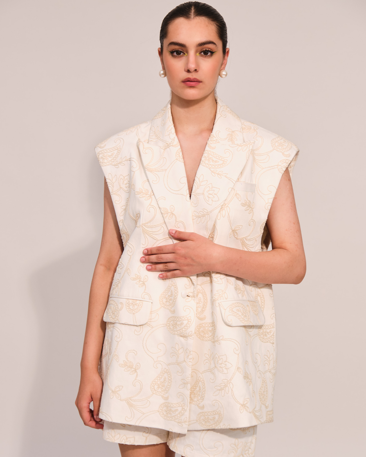 Mae Blazer And Shorts Set