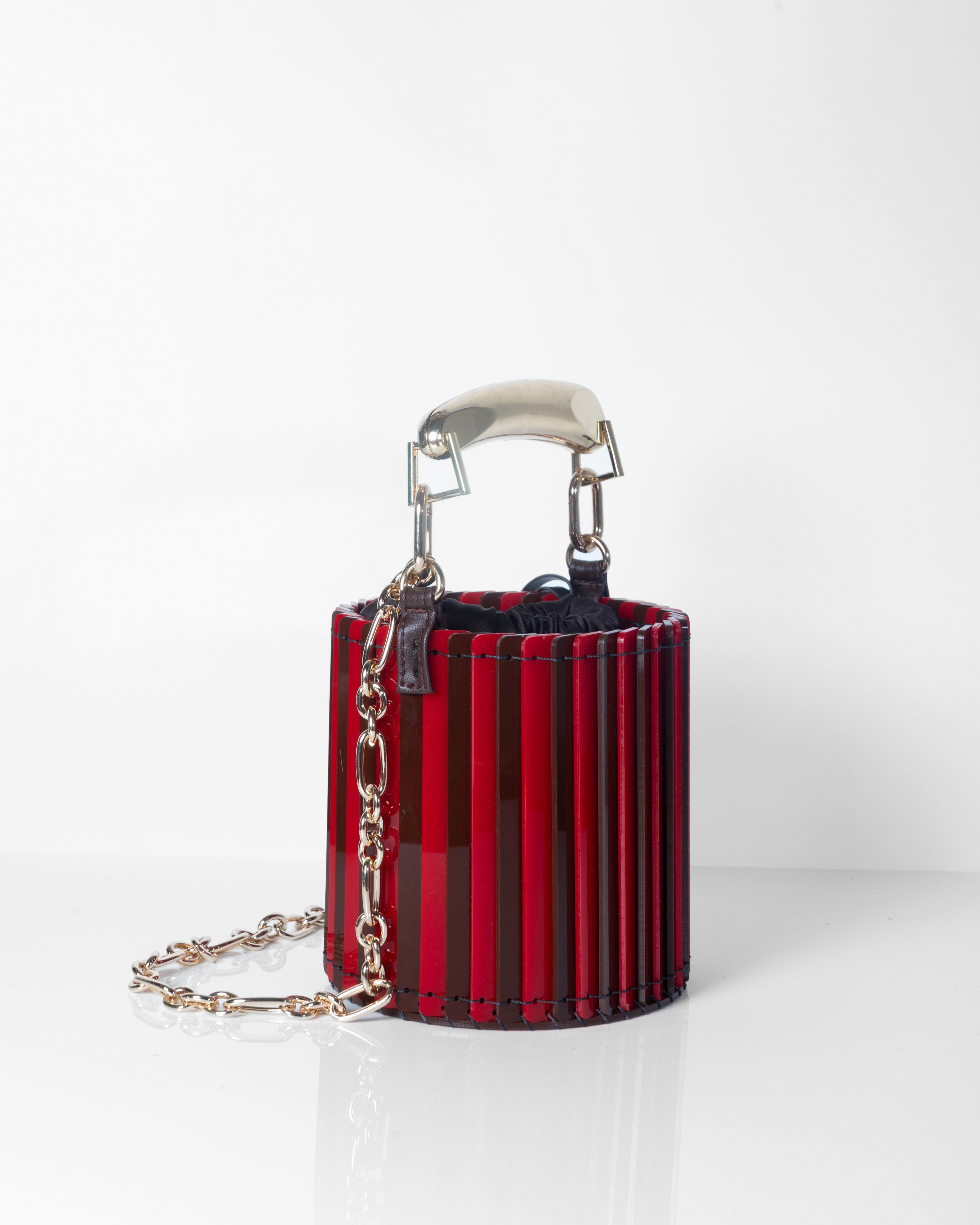 Rokoko Bag - Red & Brown