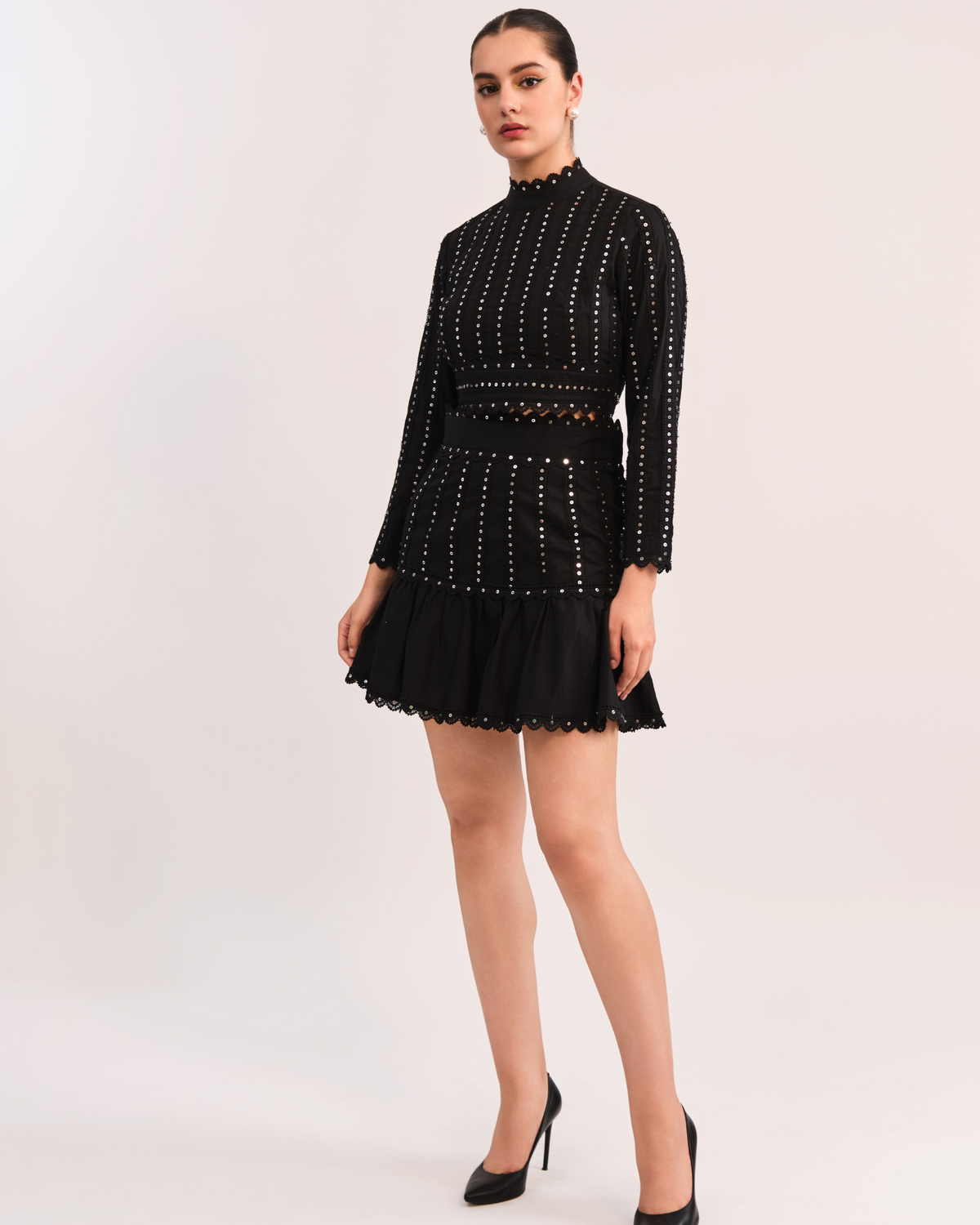 Ash Crop Top & Skirt Co-Ord