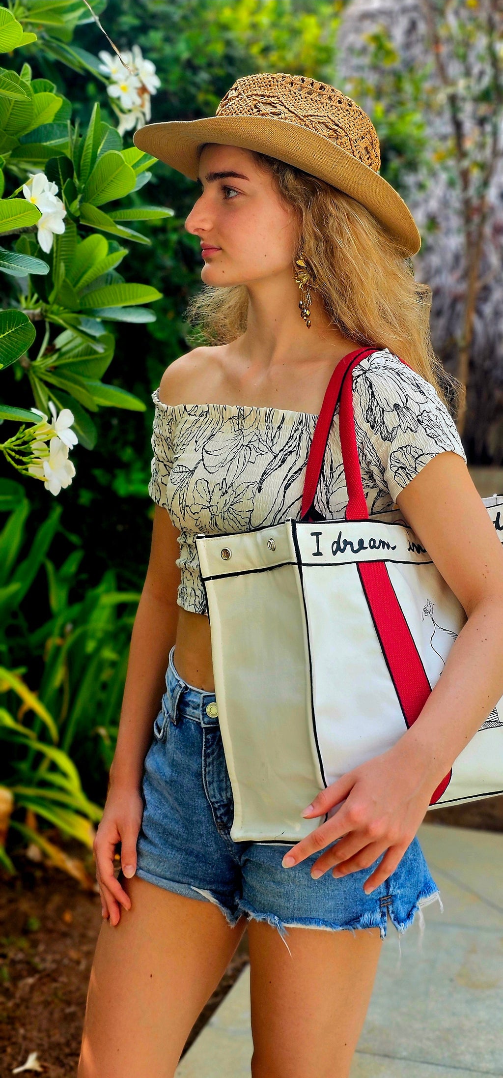 The India Tote - Poppy Red