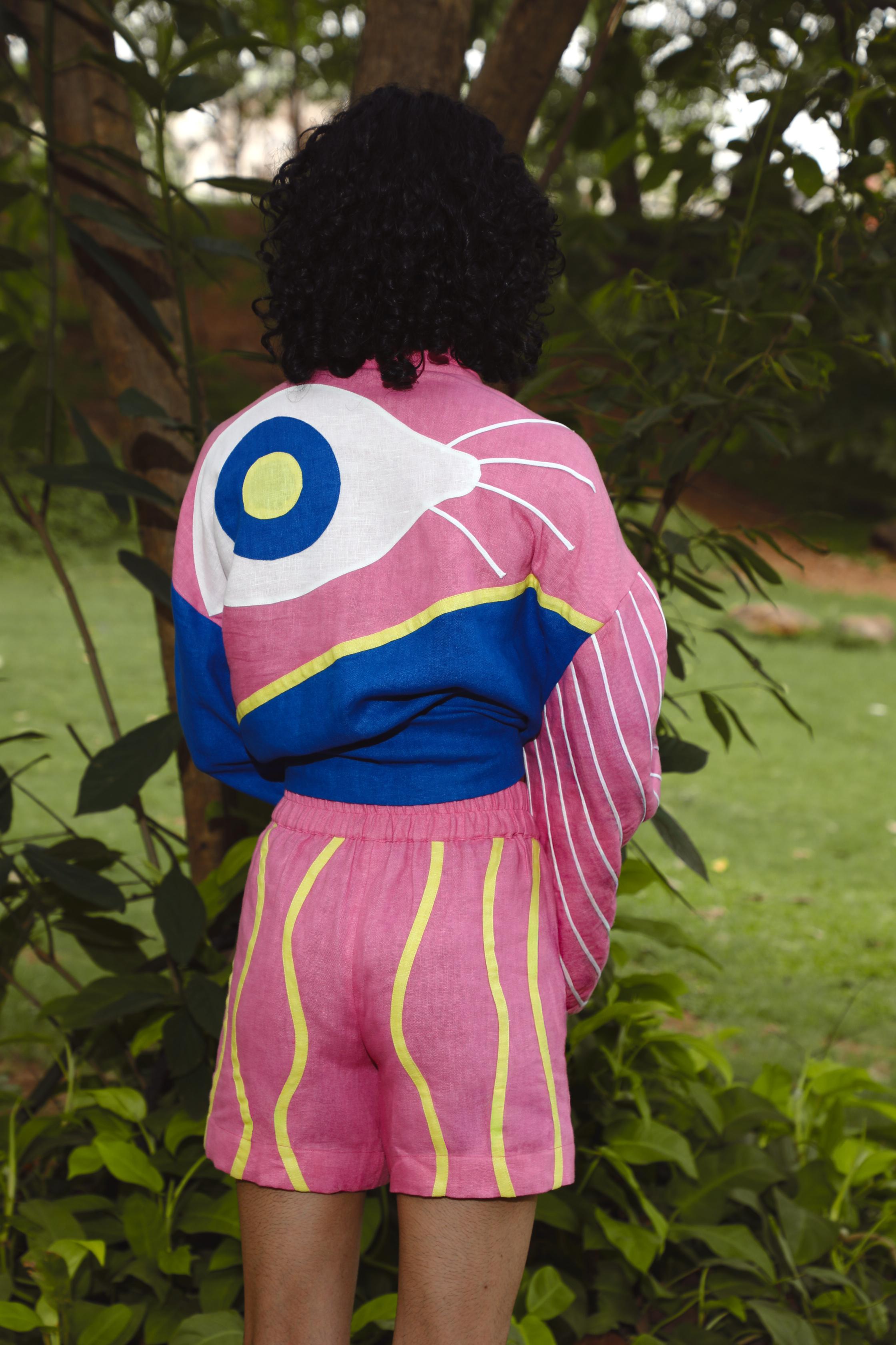 WINK WINK KIMONO TOP - MULTICOLOUR