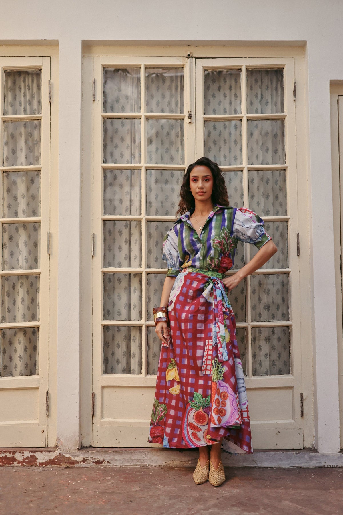 Retro Rani Skirt — zip-payalzinal, The Curated Collective
