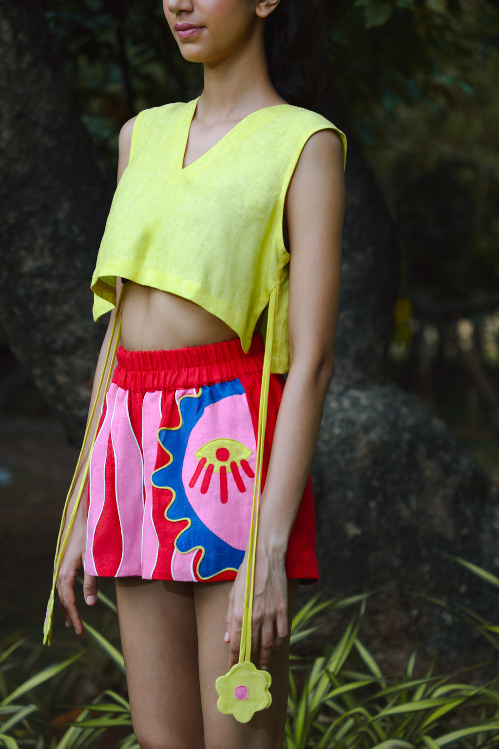 PIKACHU CROP TOP - YELLOW