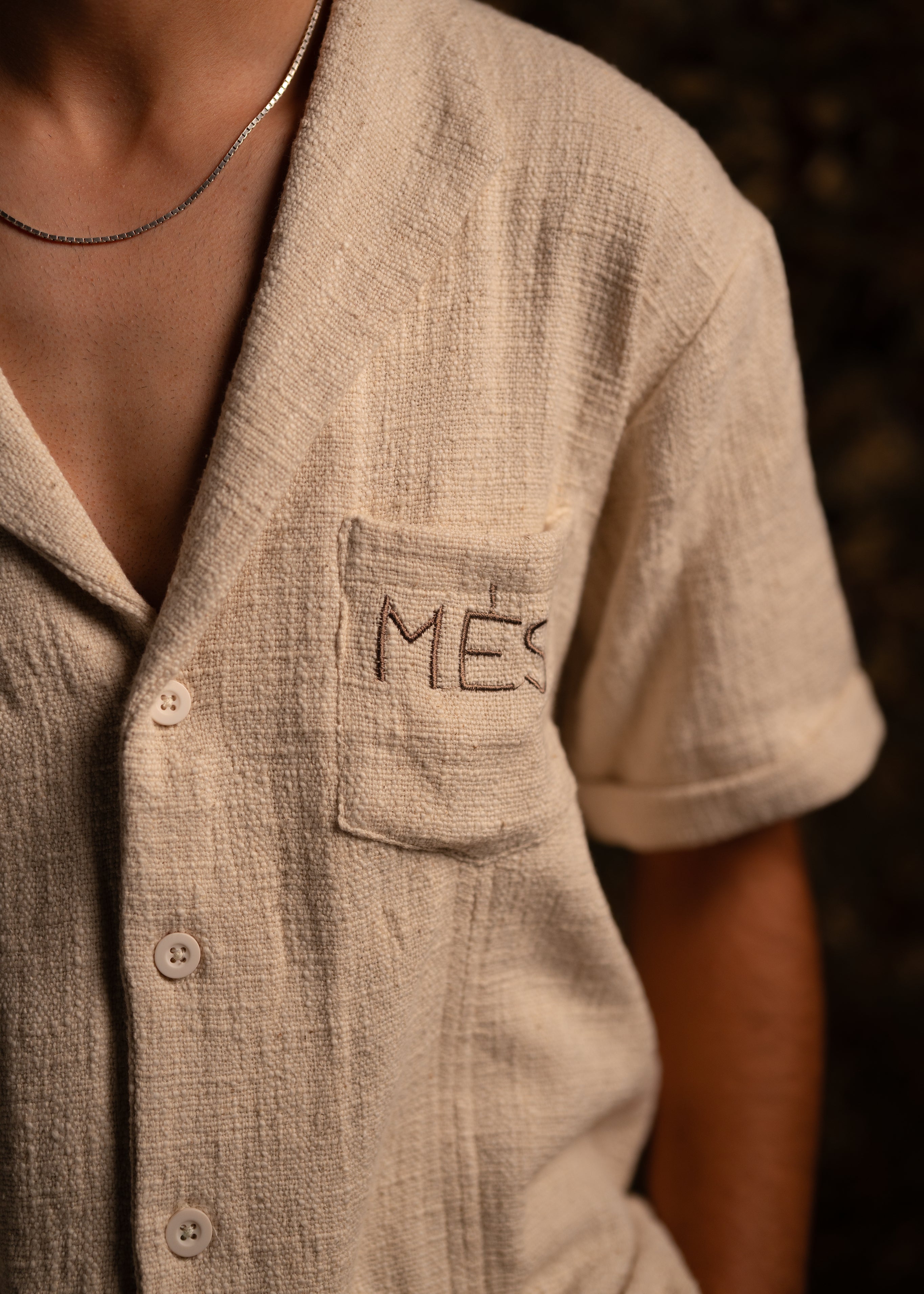 GRAINLINE SHIRT IN LOOM SLUB COTTON