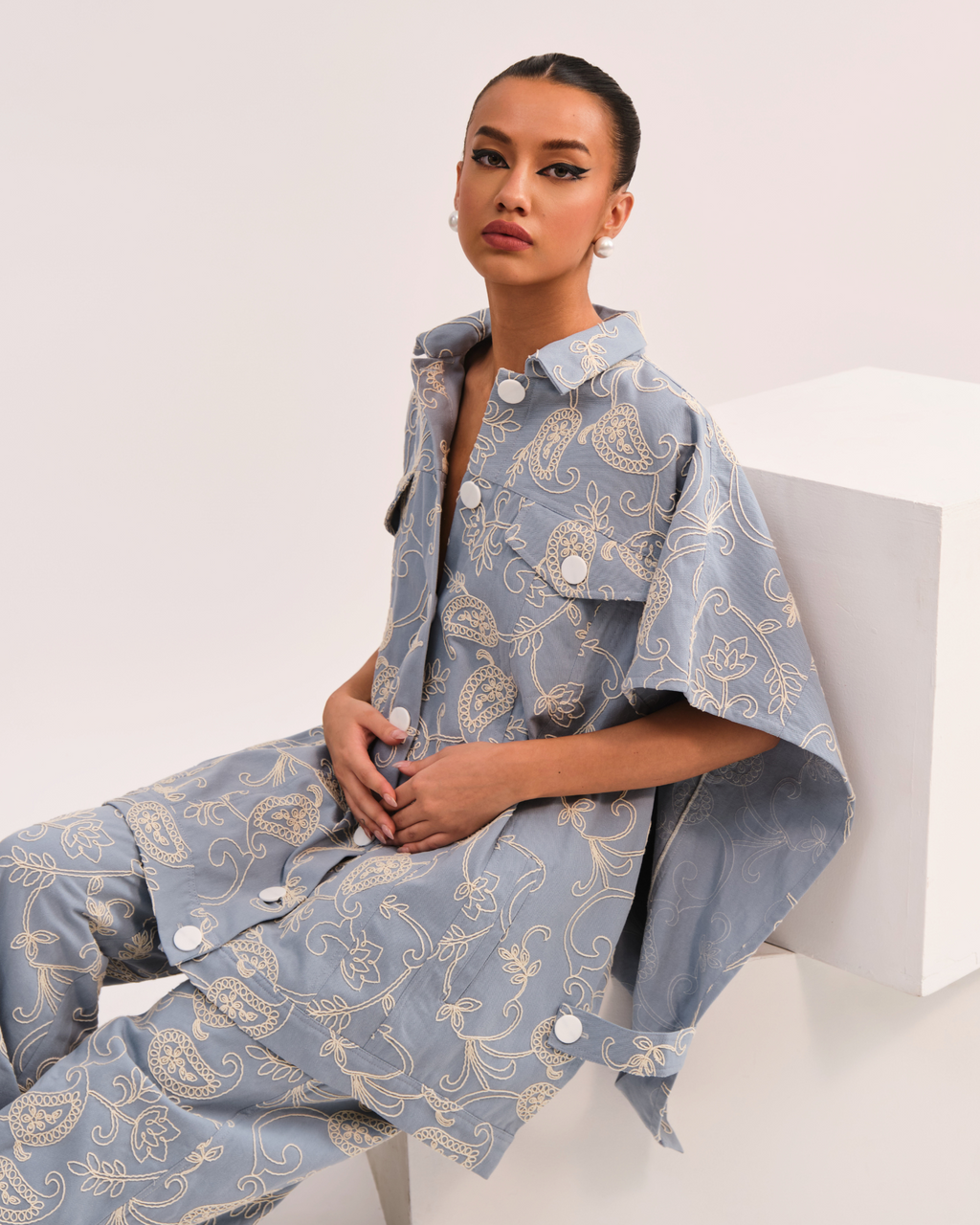 Uma Hollow Jacket Co-Ord Set