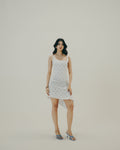Printed Asymmetrical Slip Dress