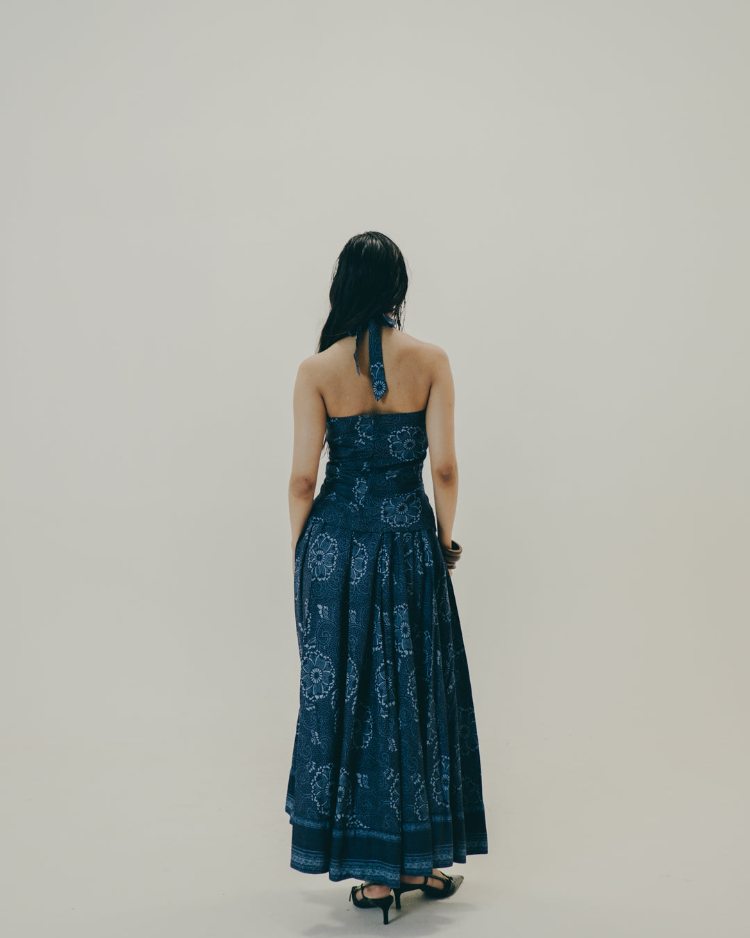 Printed Halter Skirt Set