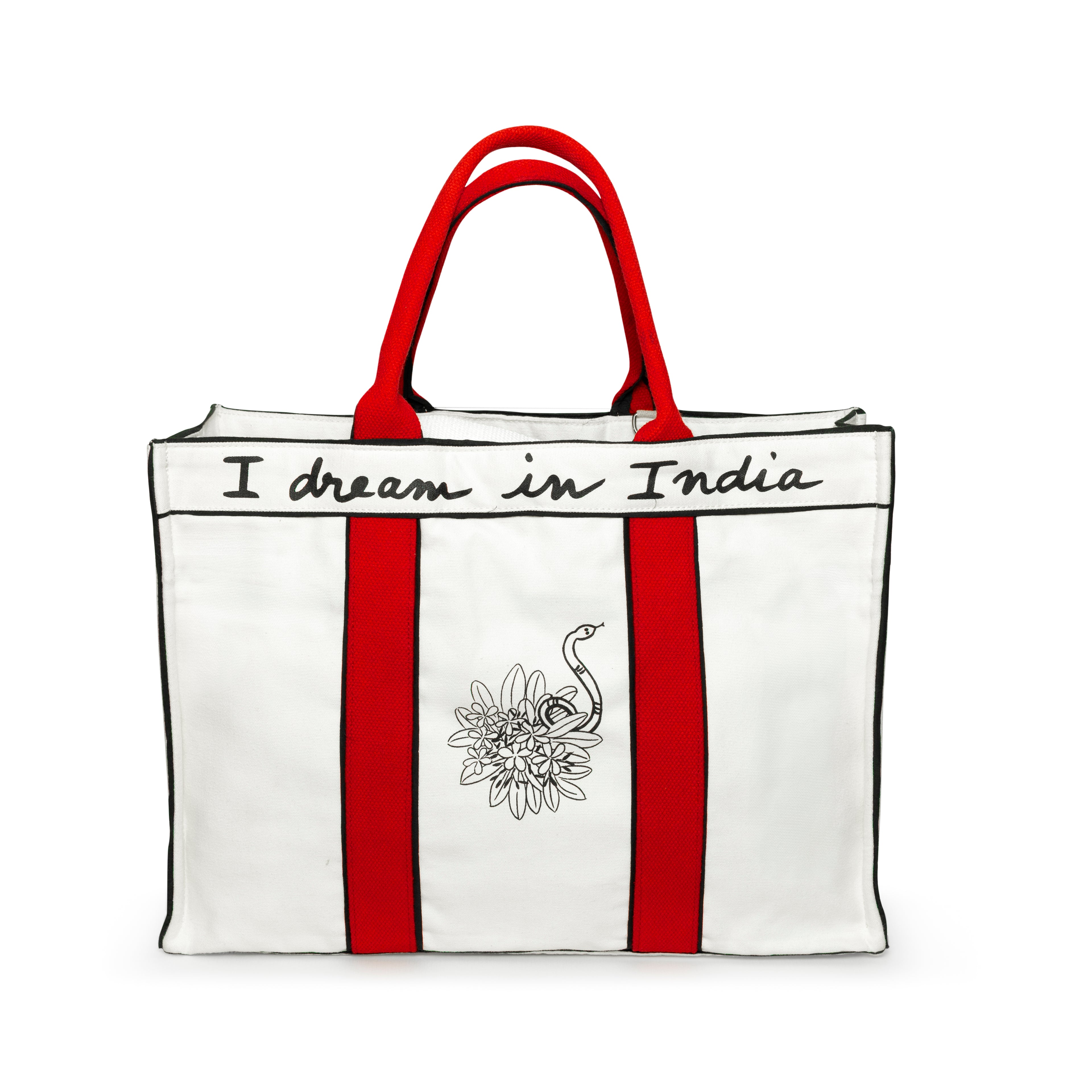 The India Tote - Poppy Red