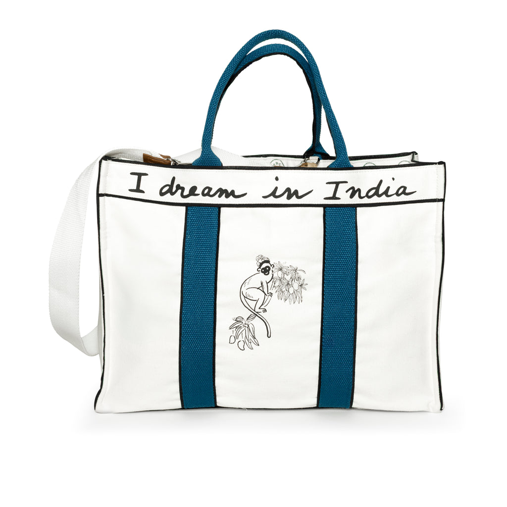 The India Tote - Jodhpur Blue