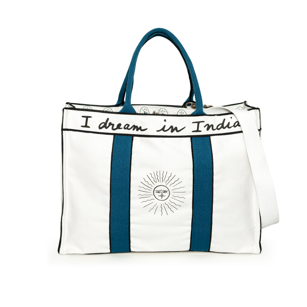 The India Tote - Jodhpur Blue