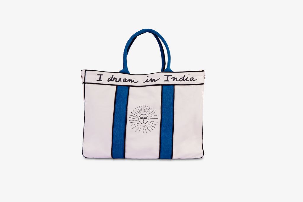 The India Tote - Jodhpur Blue