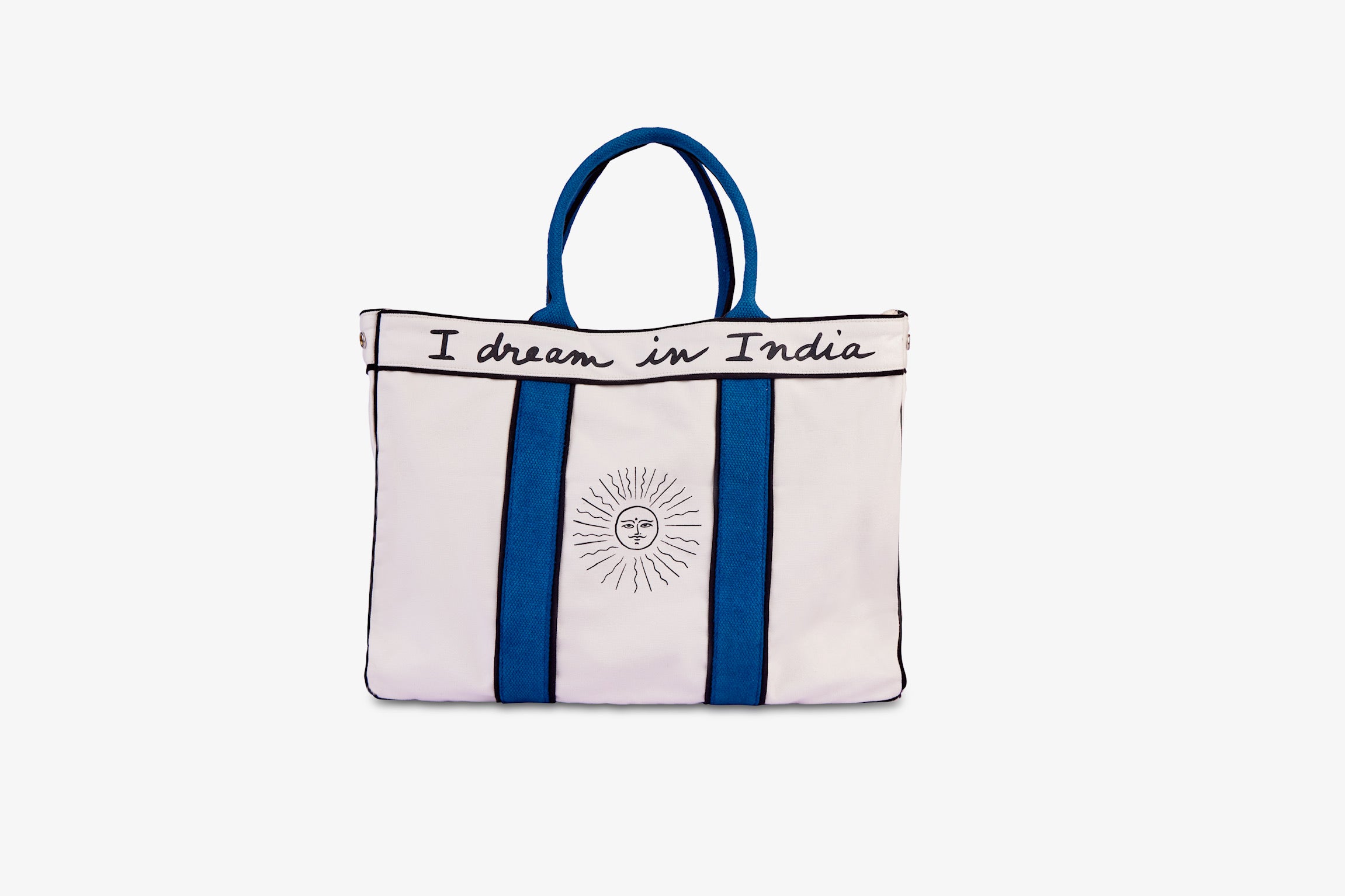 The India Tote - Jodhpur Blue