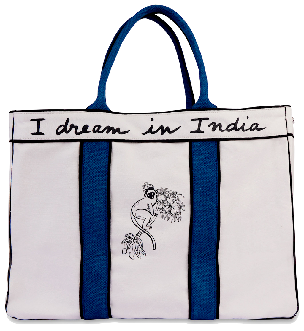 The India Tote - Jodhpur Blue