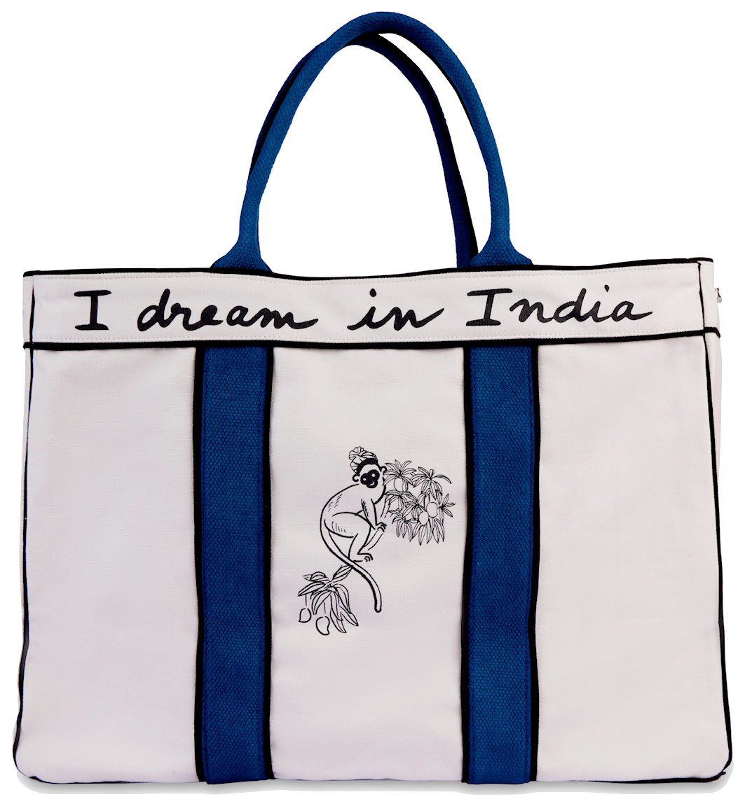 The India Tote - Jodhpur Blue