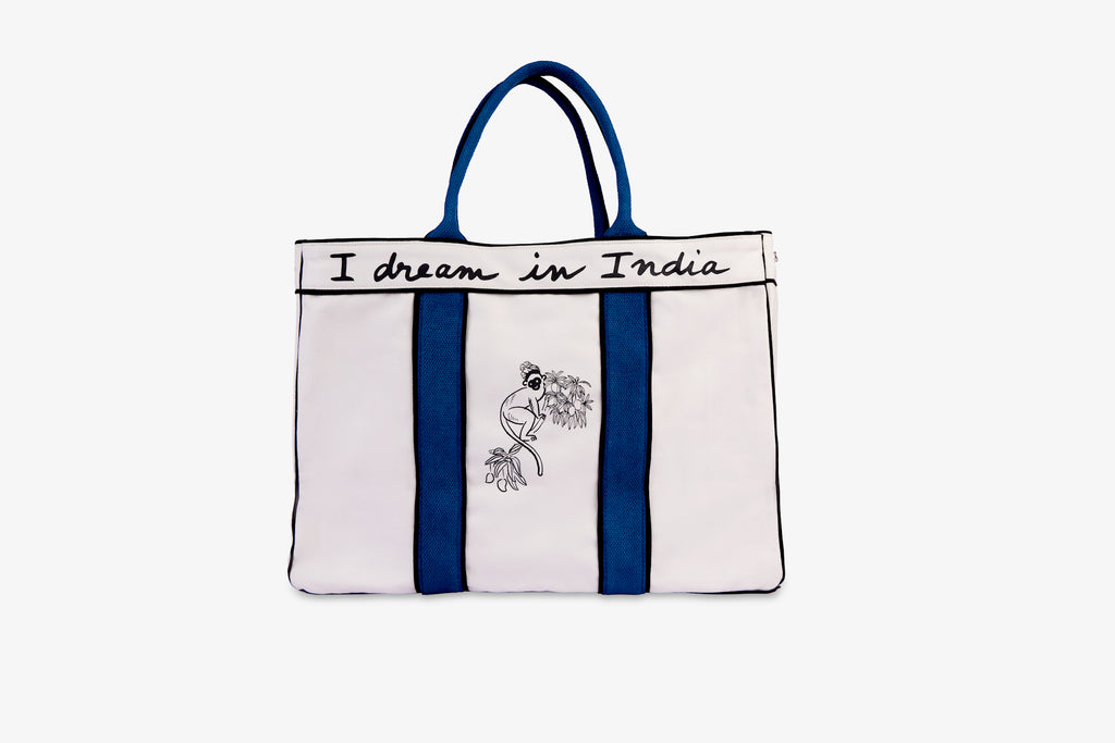 The India Tote - Jodhpur Blue