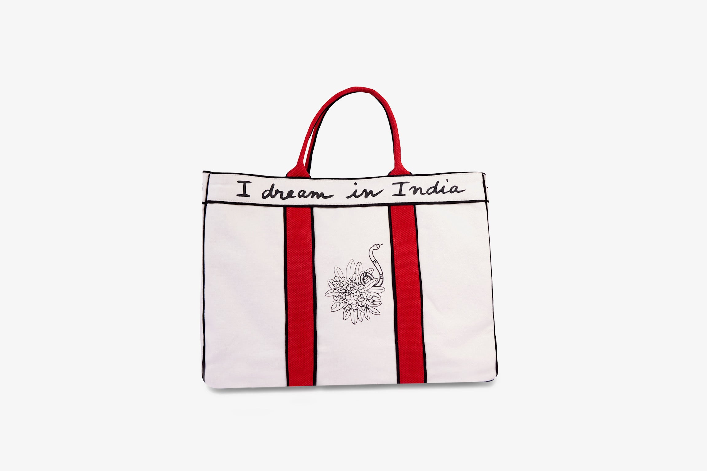 The India Tote - Poppy Red