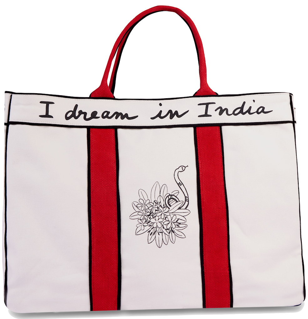 The India Tote - Poppy Red