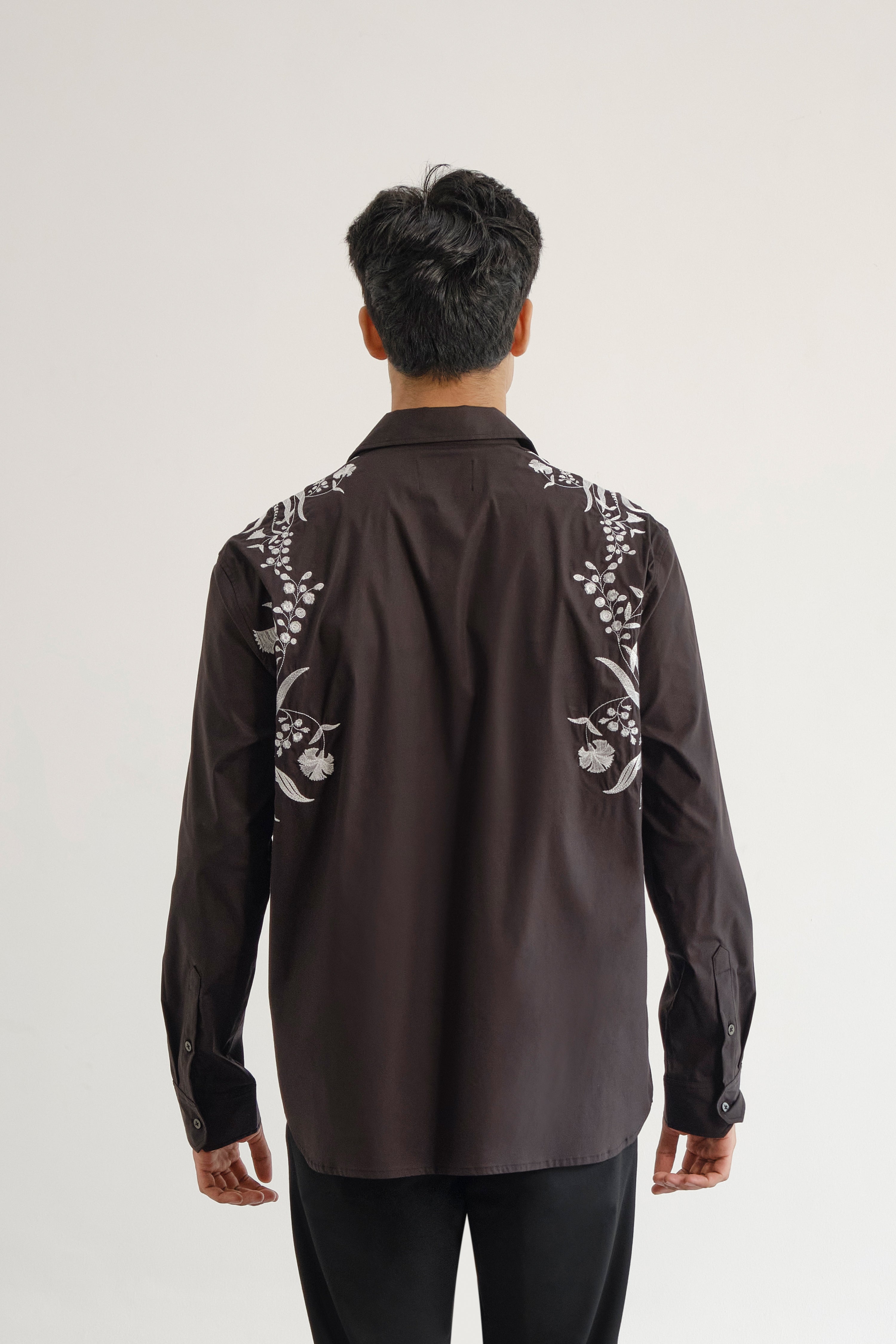 Monochrome Botanical Shirt