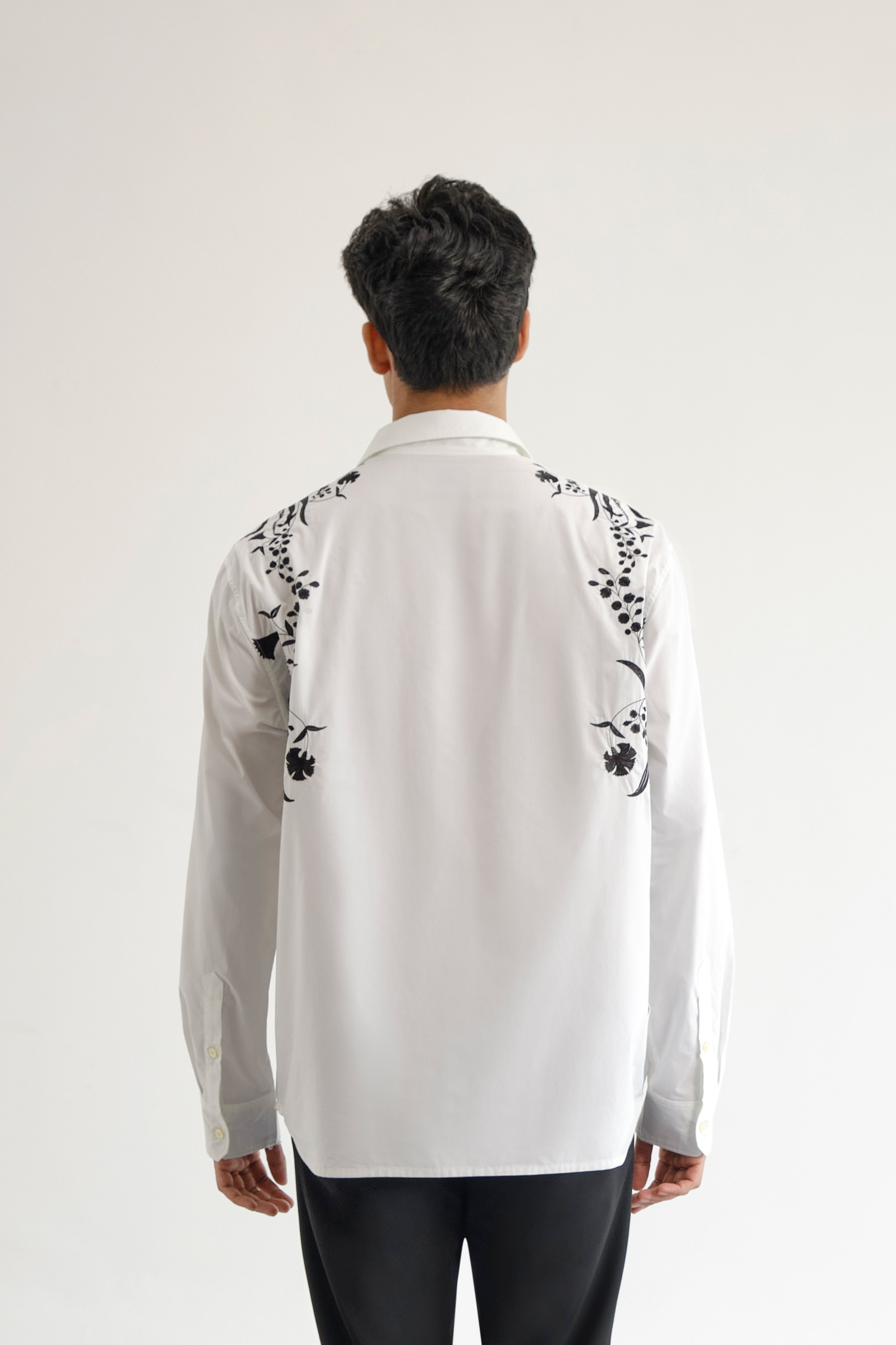 Monochrome Botanical Shirt