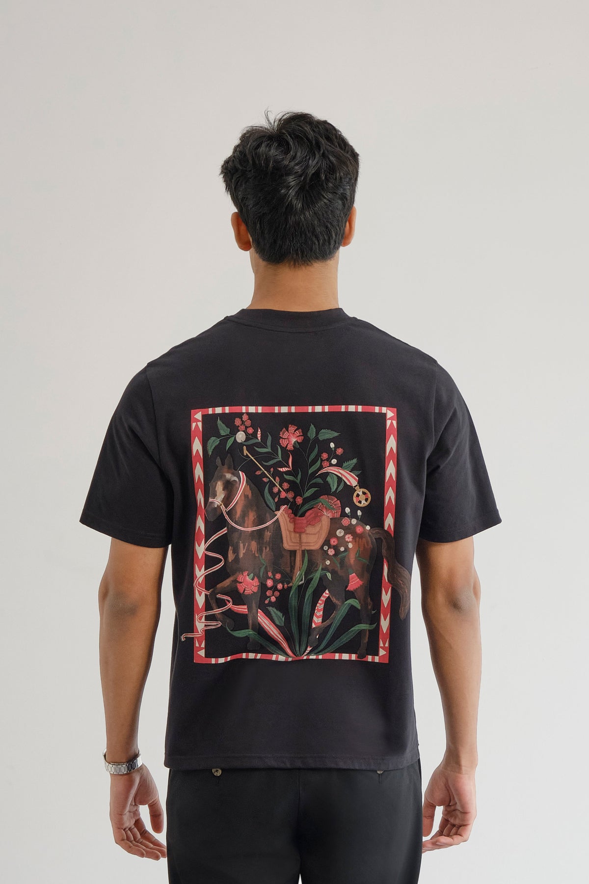 Botanical Horse T-shirt — T-Shirts, The Curated Collective