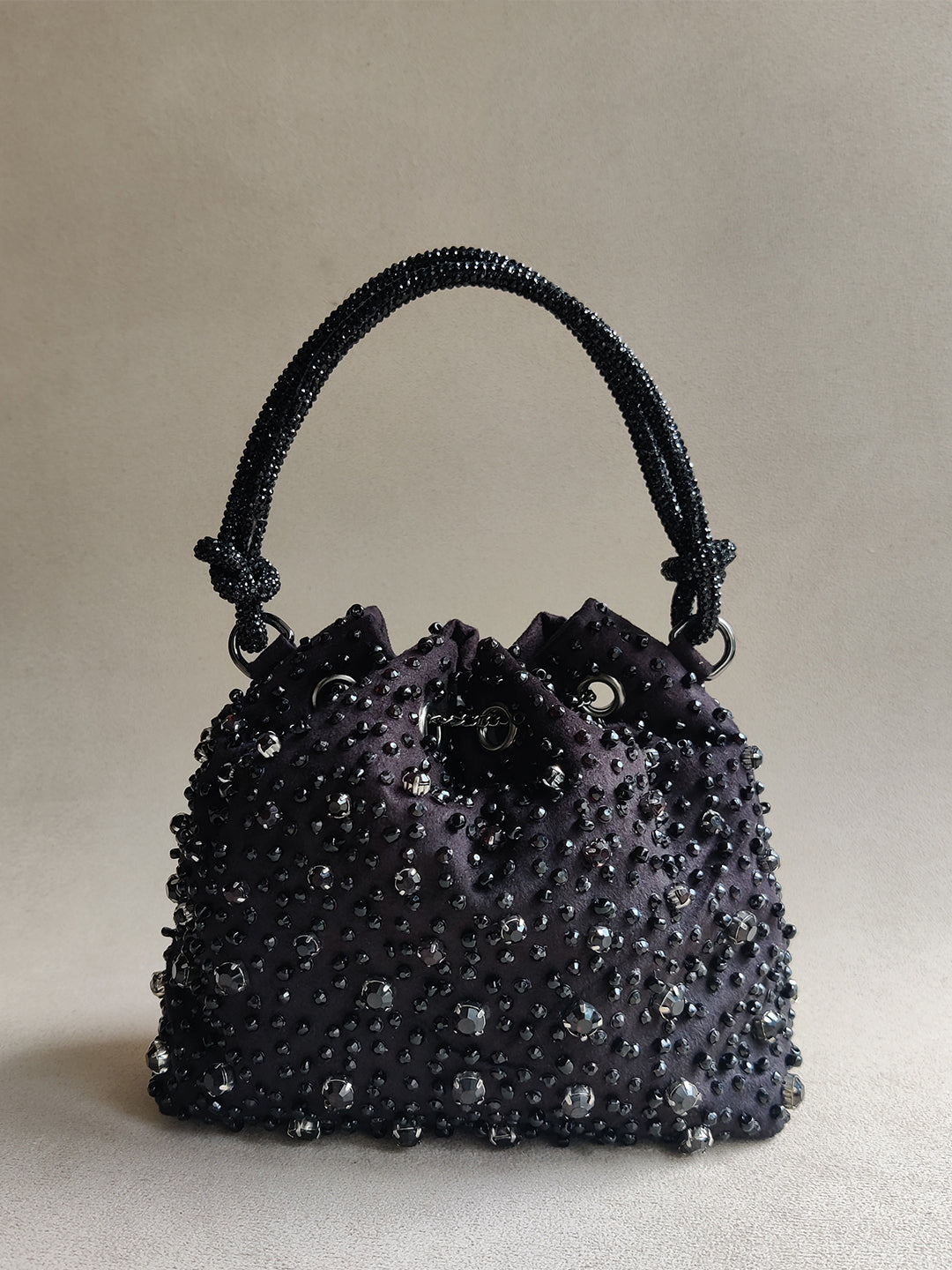 Starry Bucket Bag in Black