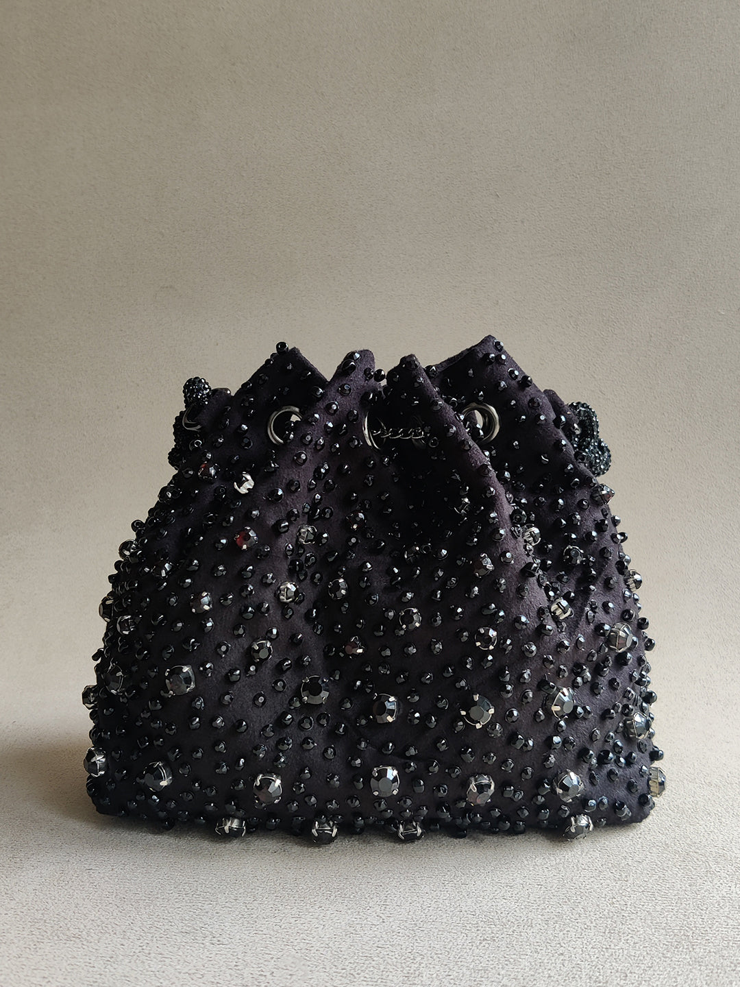 Starry Bucket Bag in Black