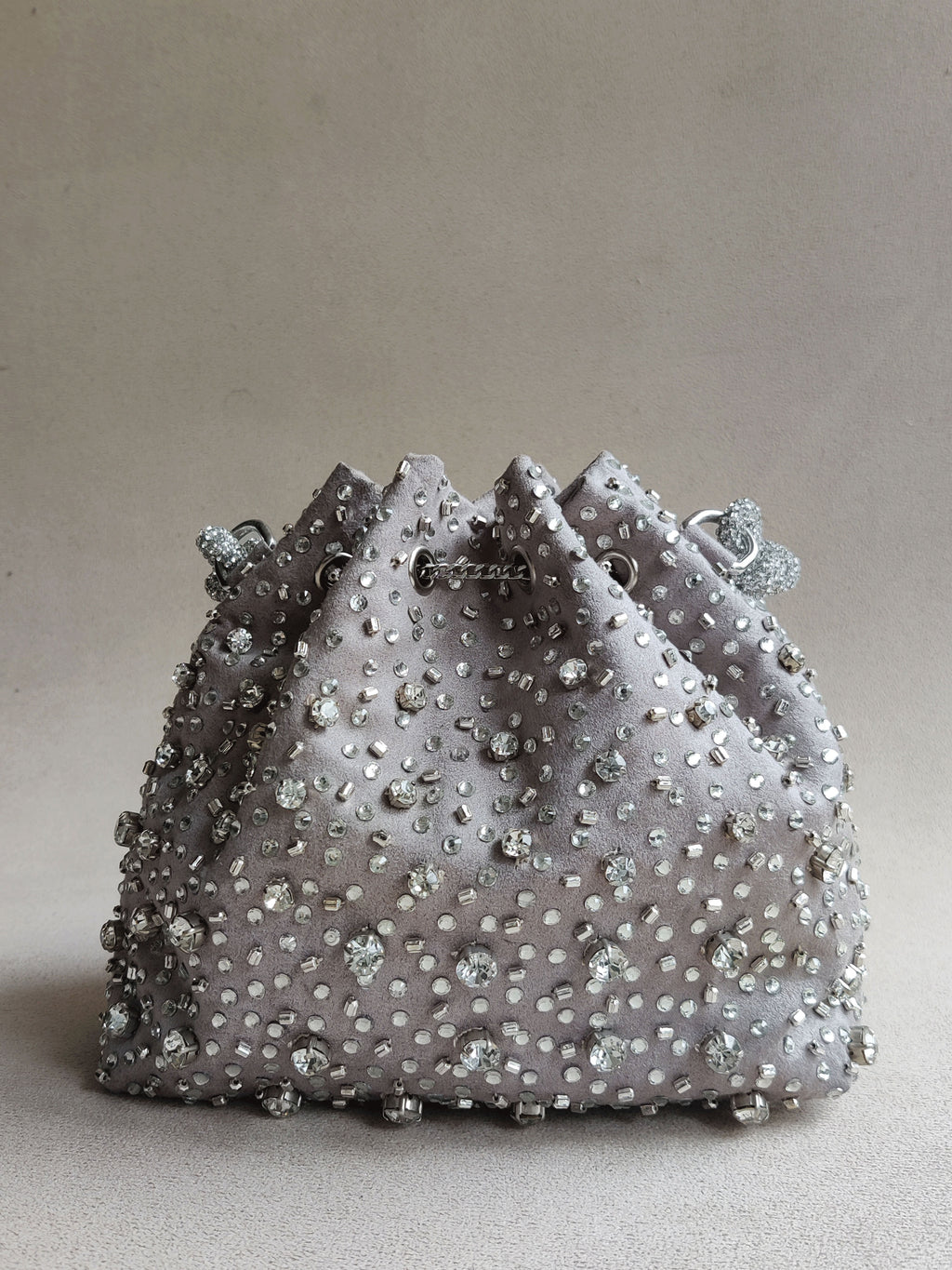 Starry Bucket Bag in Silver