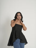 TEASING TOP - BLACK