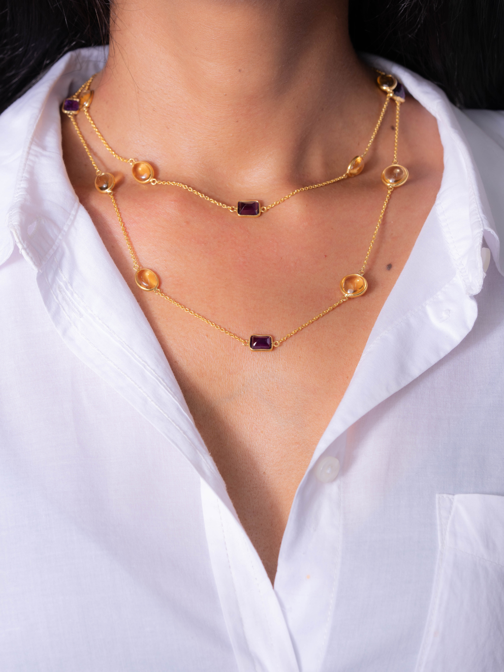 Gilded Gem Chain