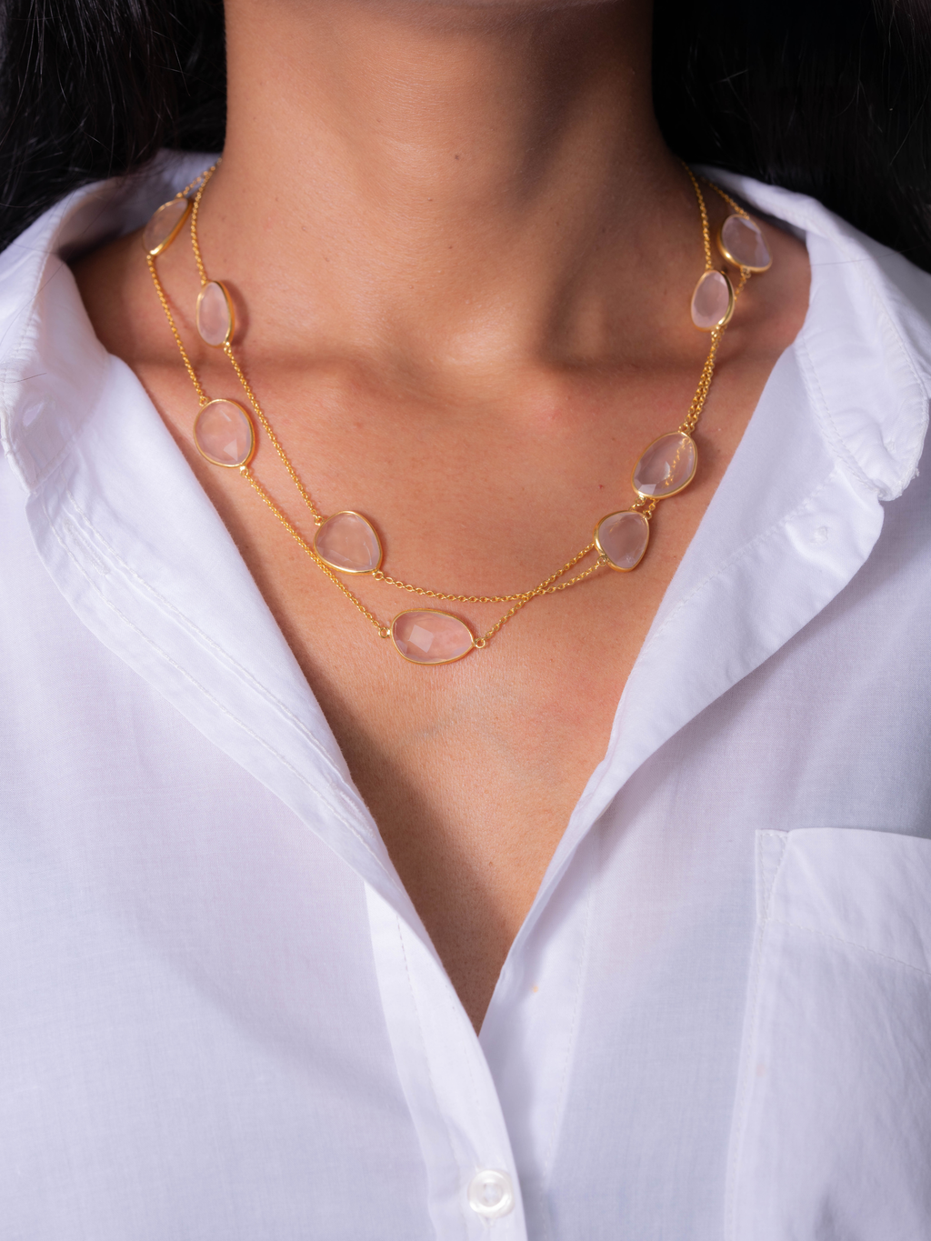 Rose Quartz Chain