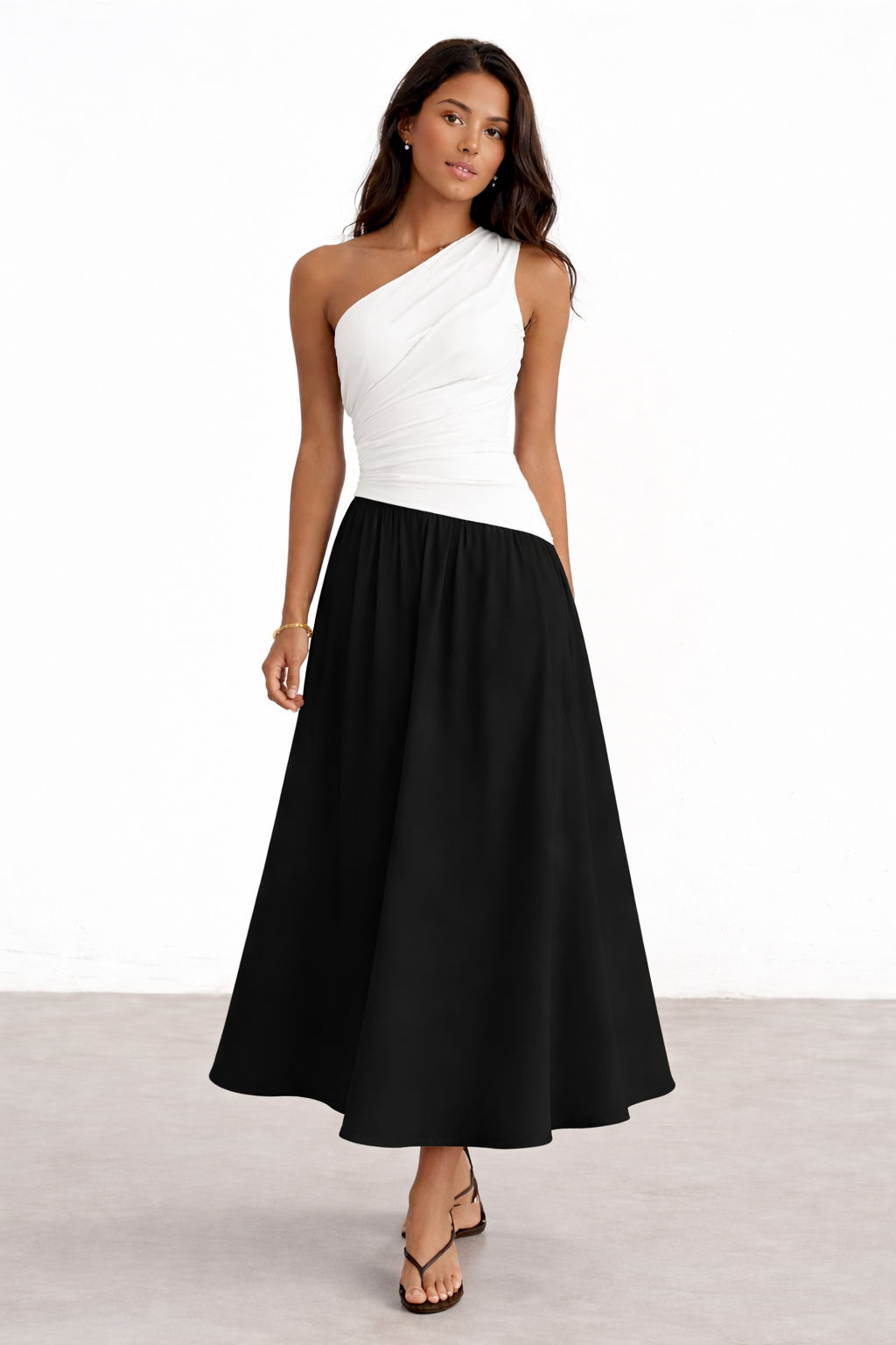 The Sculpt Contrast Dress