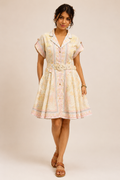 Meadow Muse Dress - Sage & Pink