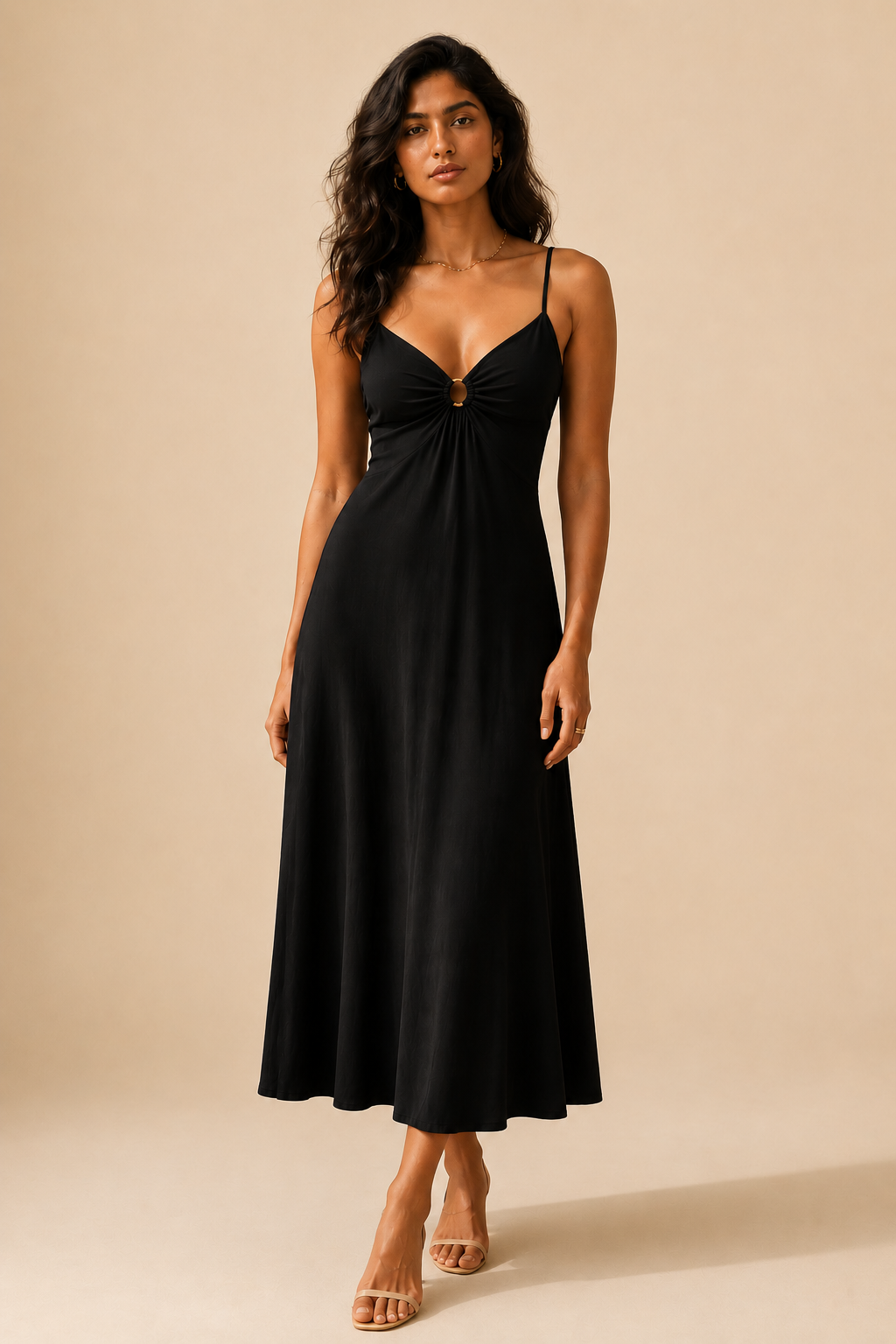 Vestido Halo Negro