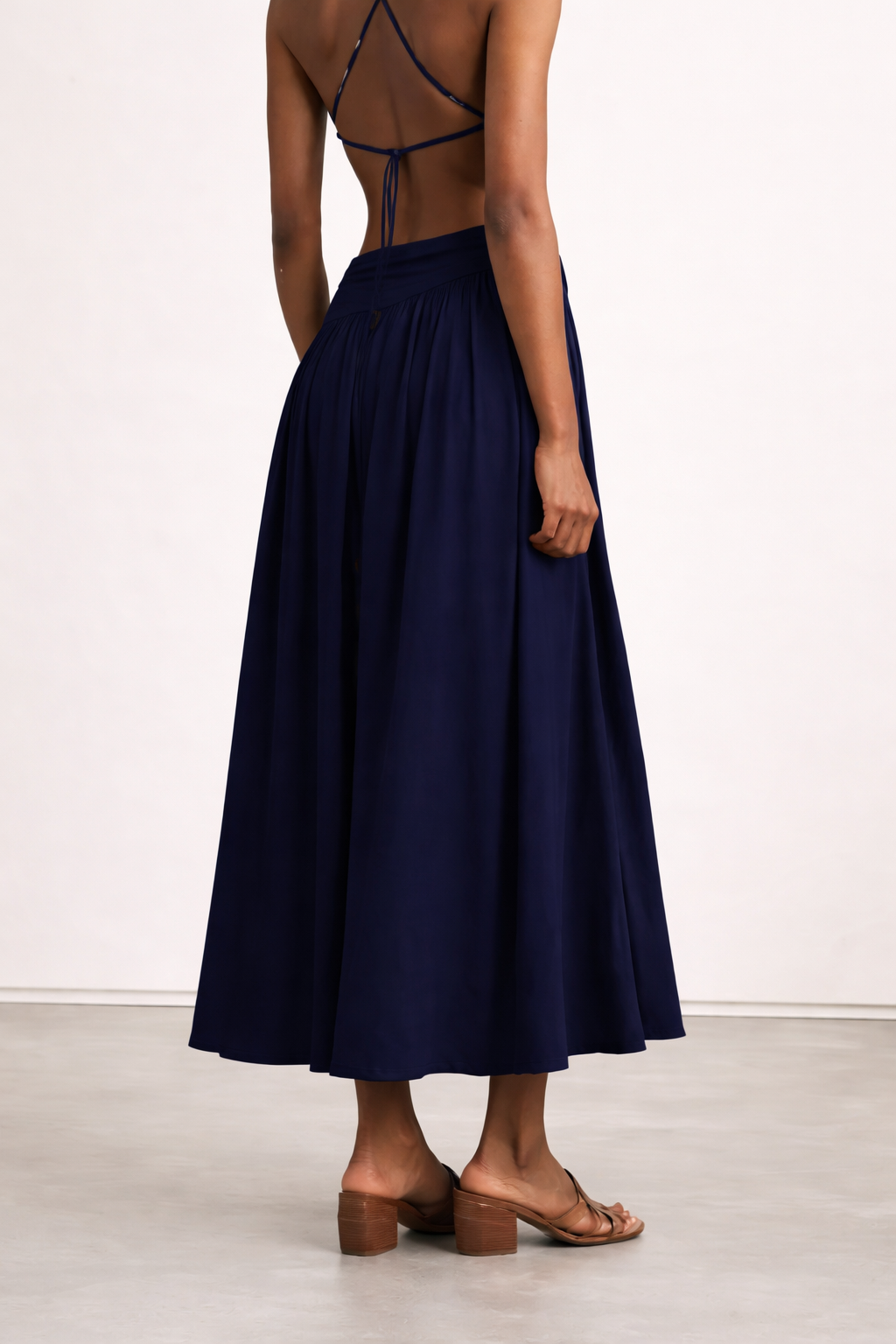 Midnight Muse Cut-Out Maxi Dress