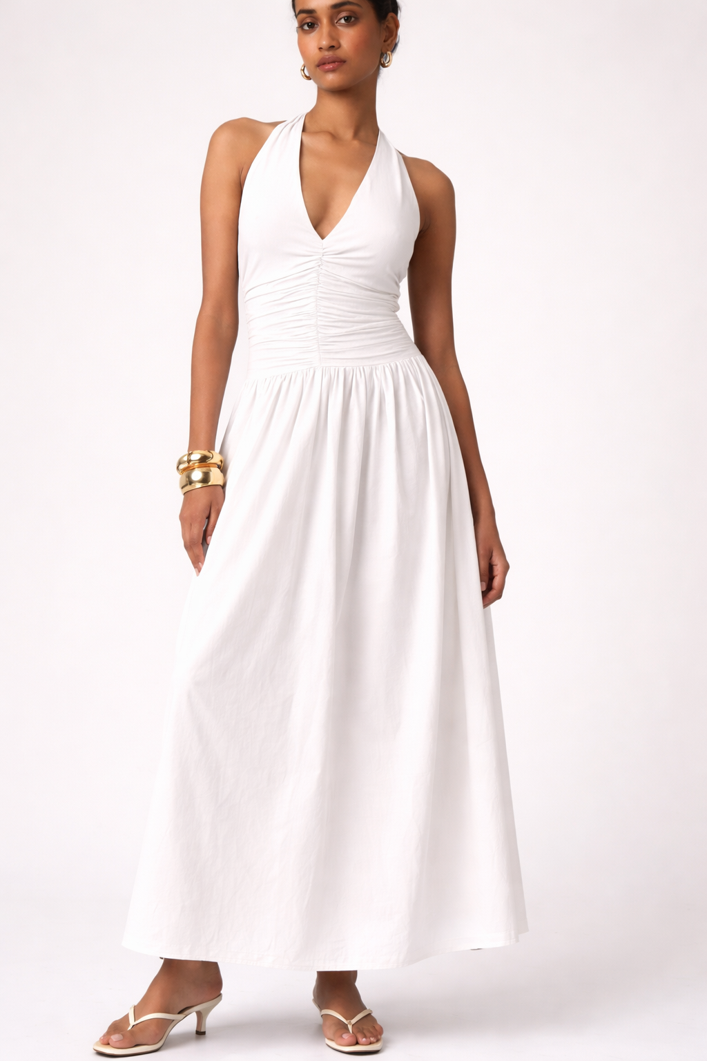 The Riviera Halter Maxi Dress
