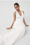 The Riviera Halter Maxi Dress