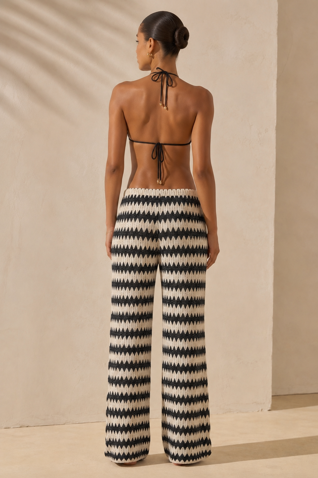 Wave Crochet Beach Pants