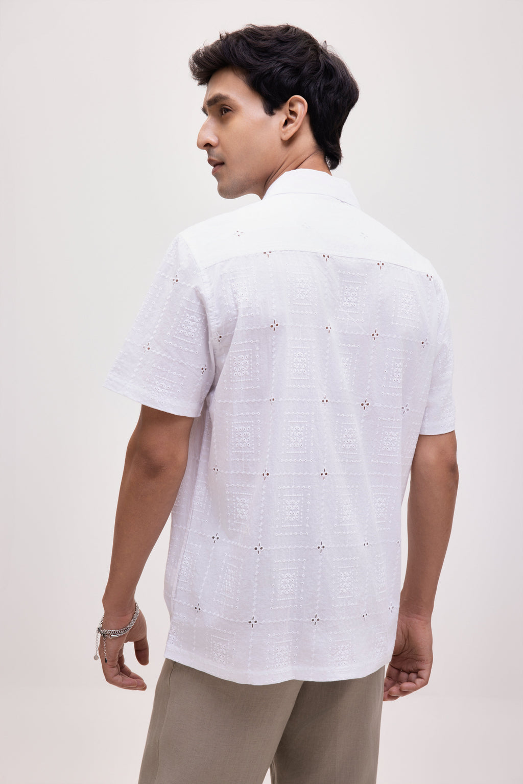 The Sienna Camp Shirt - White