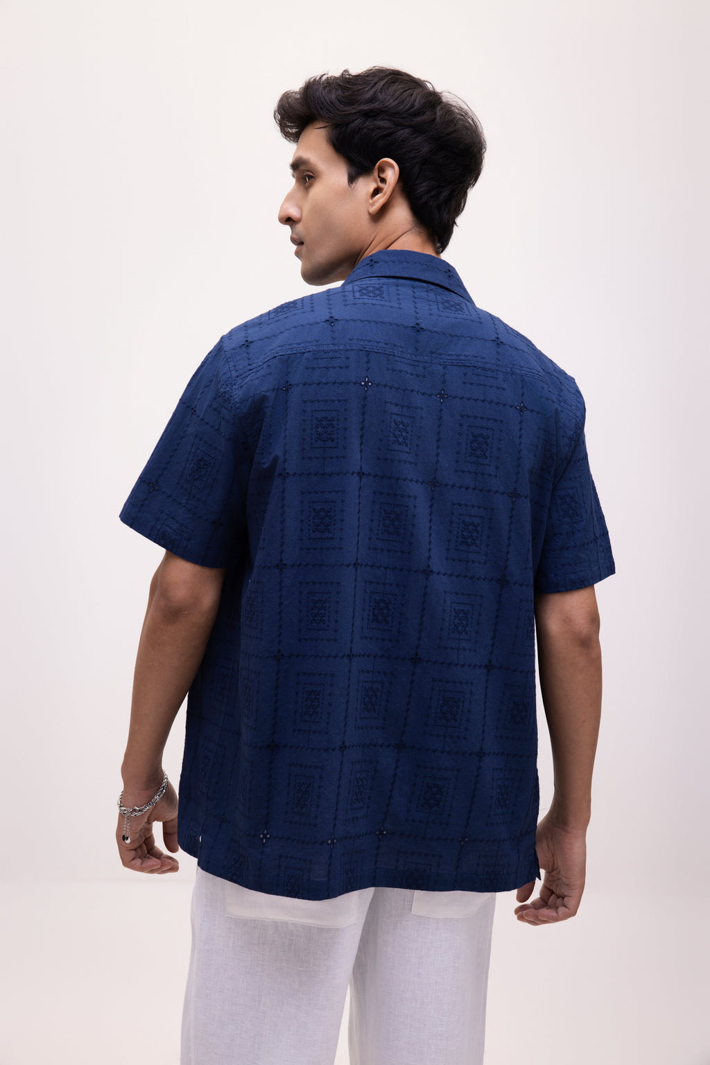 The Sienna Camp Shirt - Navy