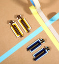 VERTICAL - Yellow & Blue